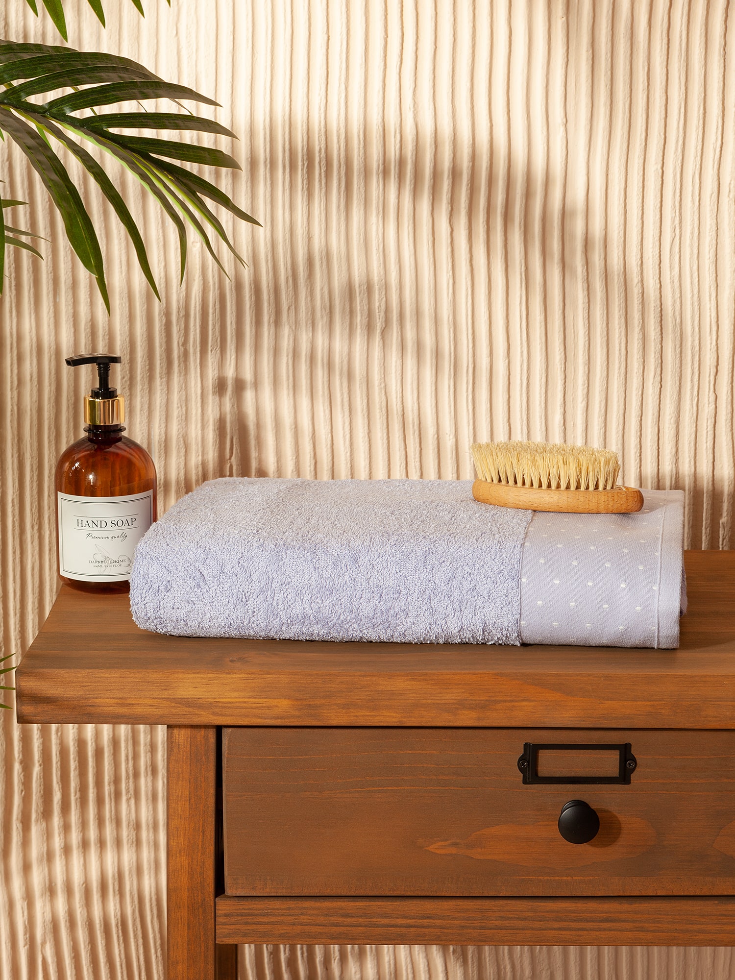 Полотенце махровое "Красотка", сиреневый, Mia Cara 0