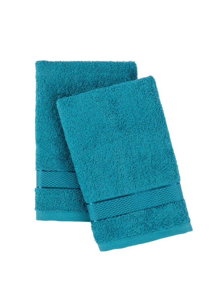 Комплект махровых полотенец "Ritz", темно-бирюзовый, Унисон 1