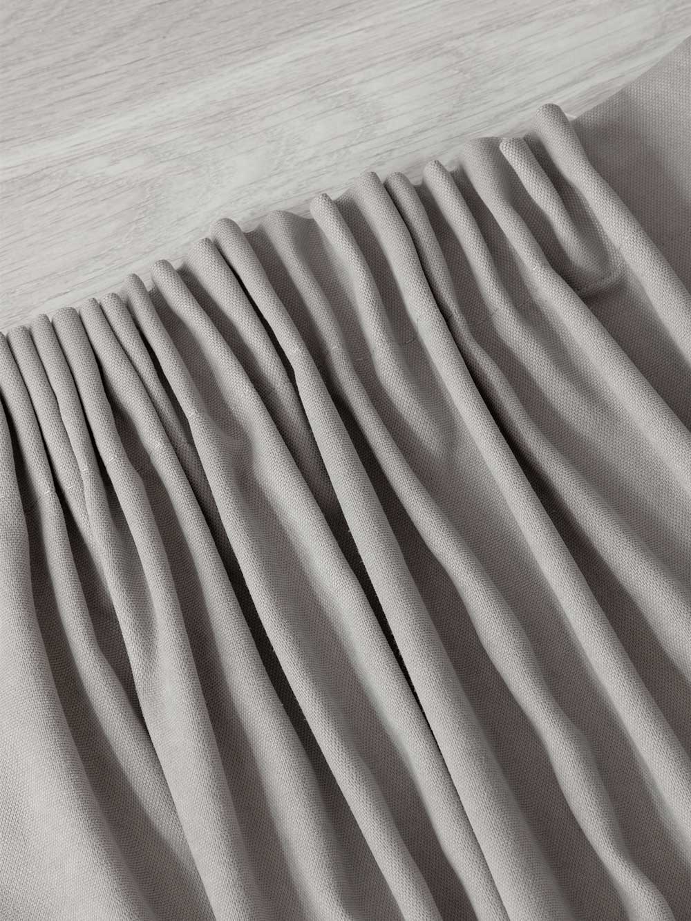 Комплект штор из канваса, серый, Унисон 5