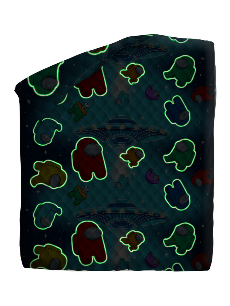 Покрывало стеганое "Among Us" Neon, Juno 2