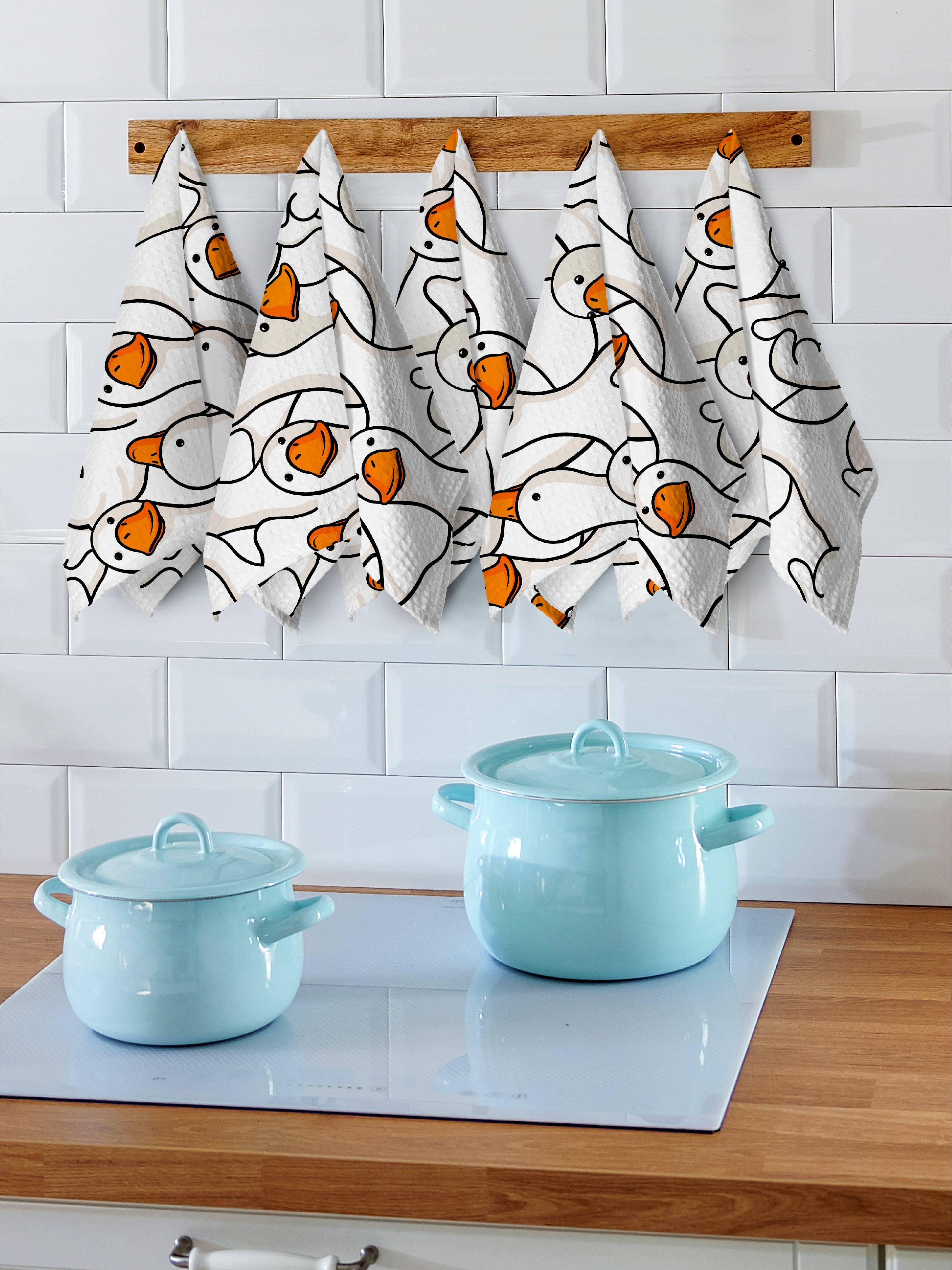 Комплект полотенец Crazy Getup Белый гусь обнимусь 1