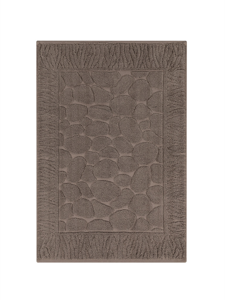 Махровый коврик для ванной, коричневый, Mia Cara 2