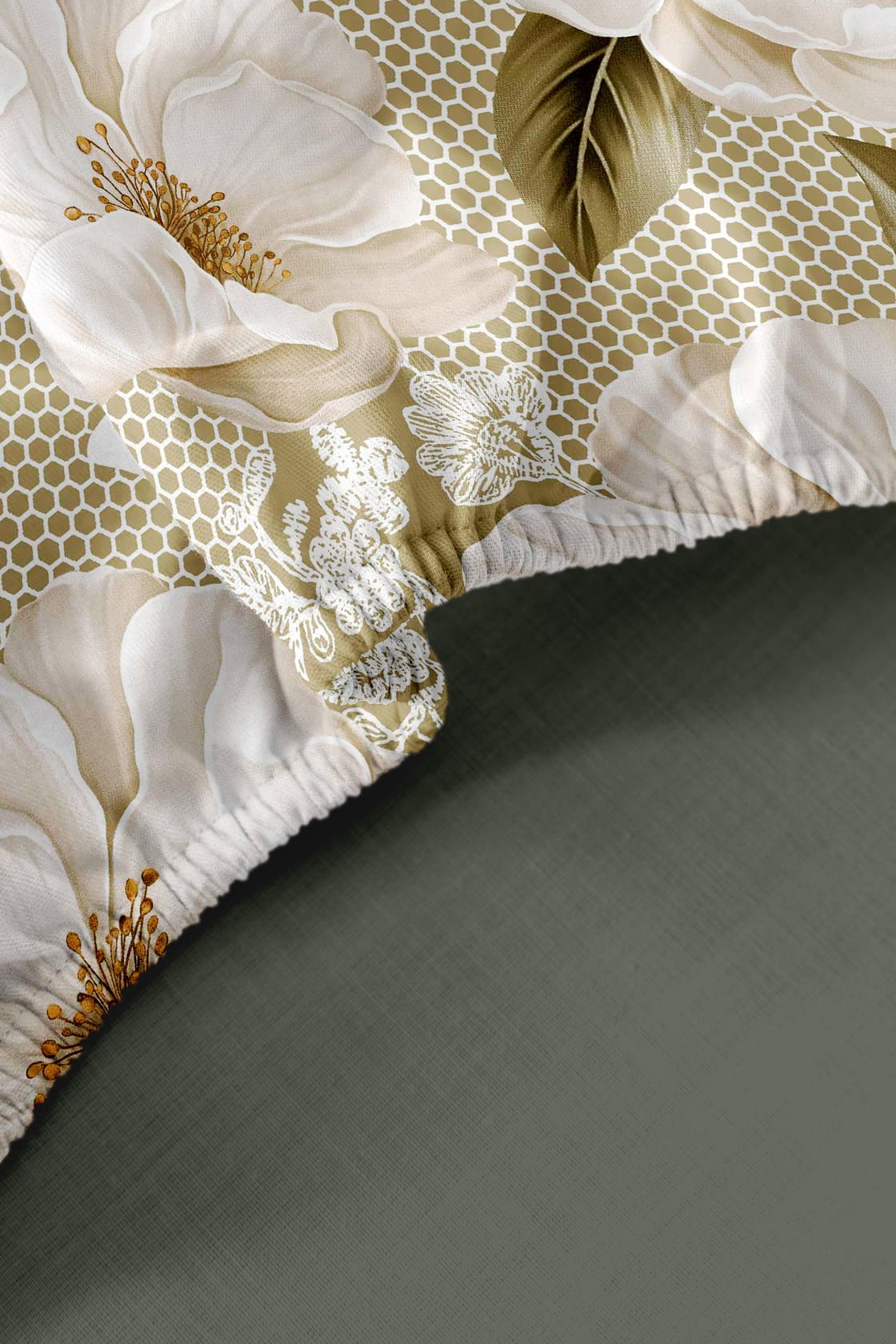 Простыня на резинке Флоранс Вуаль Цветов 1