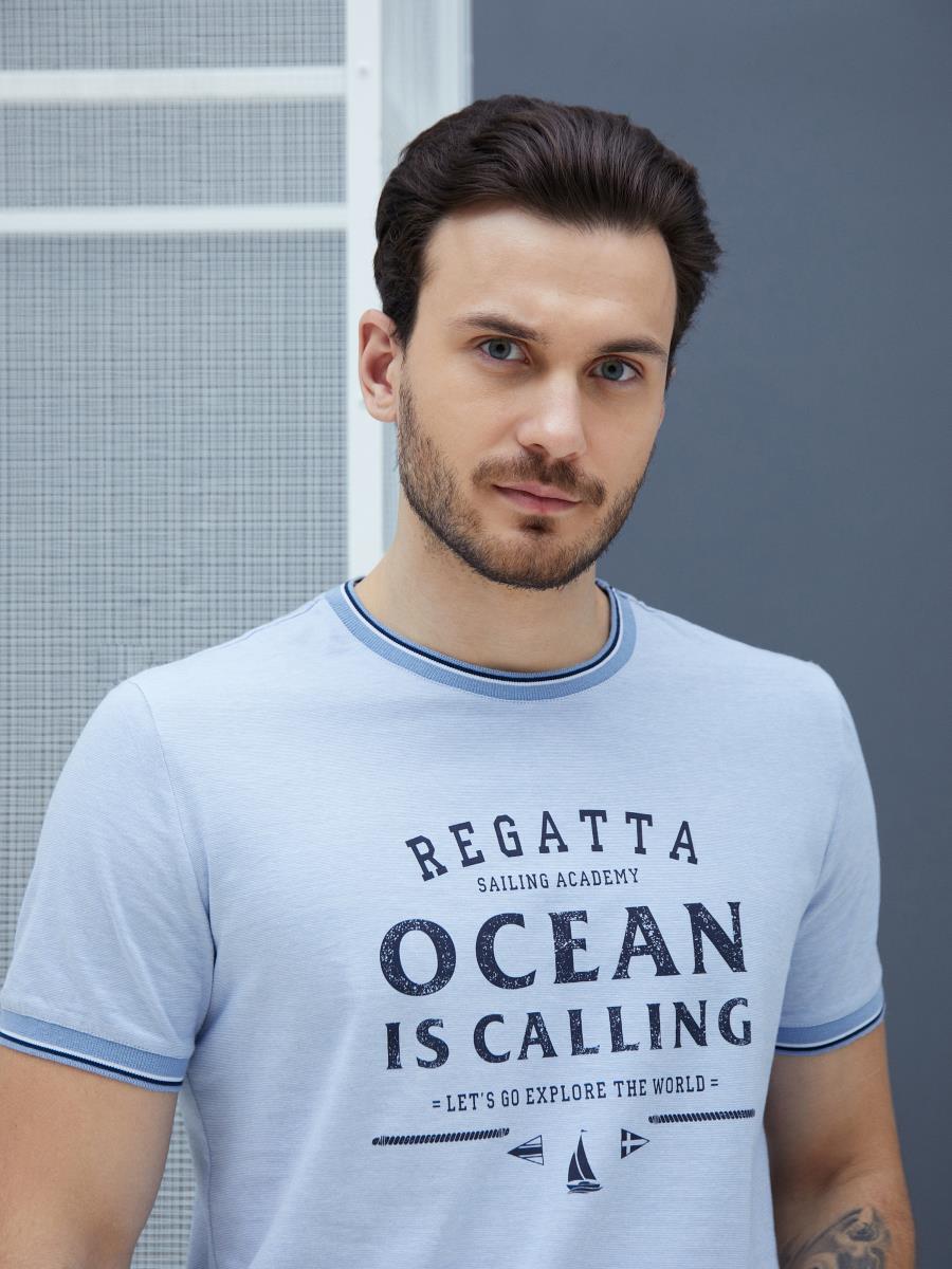 Футболка Sea Breeze, Голубой деним, BeGood 1