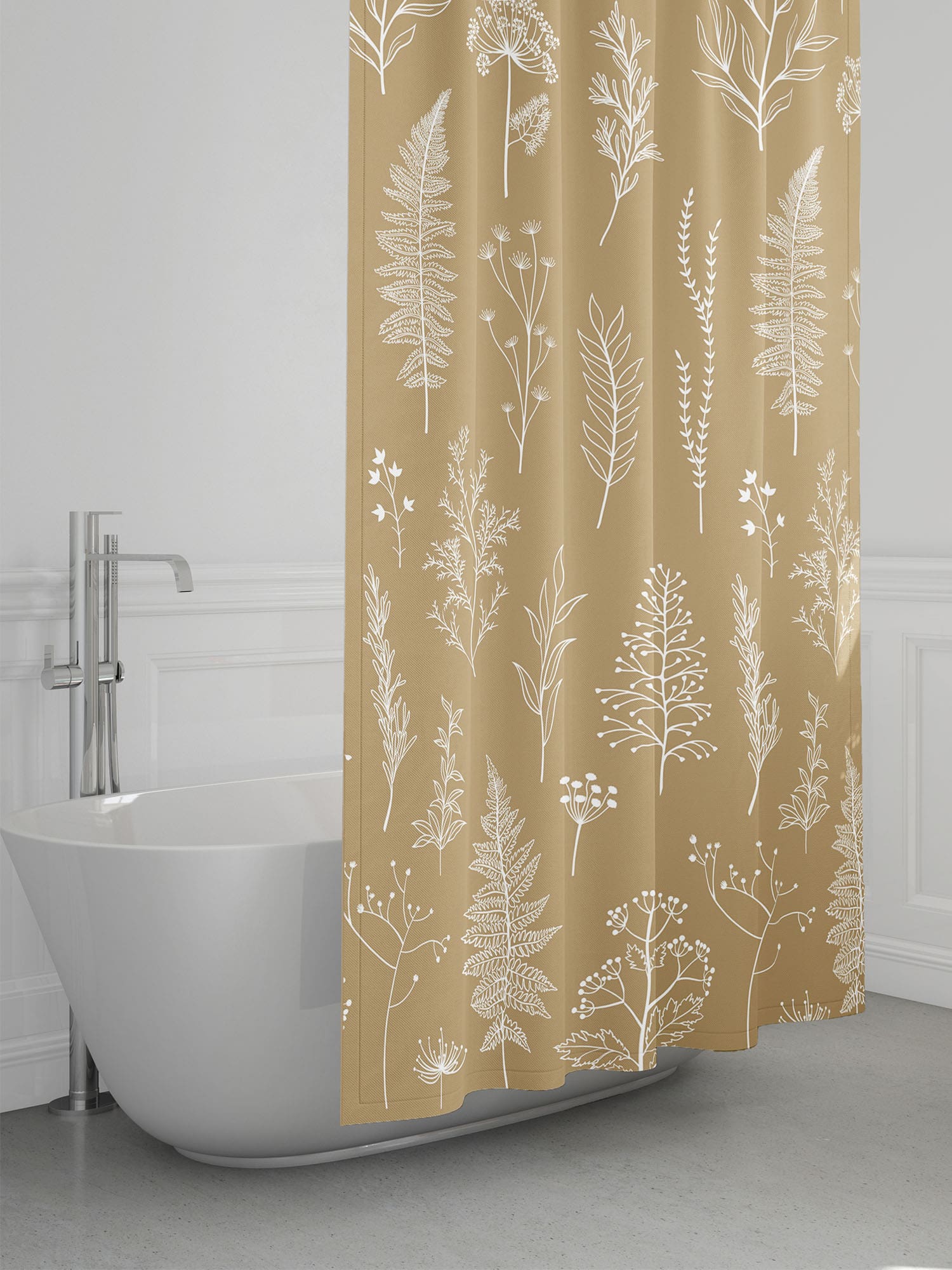 Штора Унисон Beige botanic 0