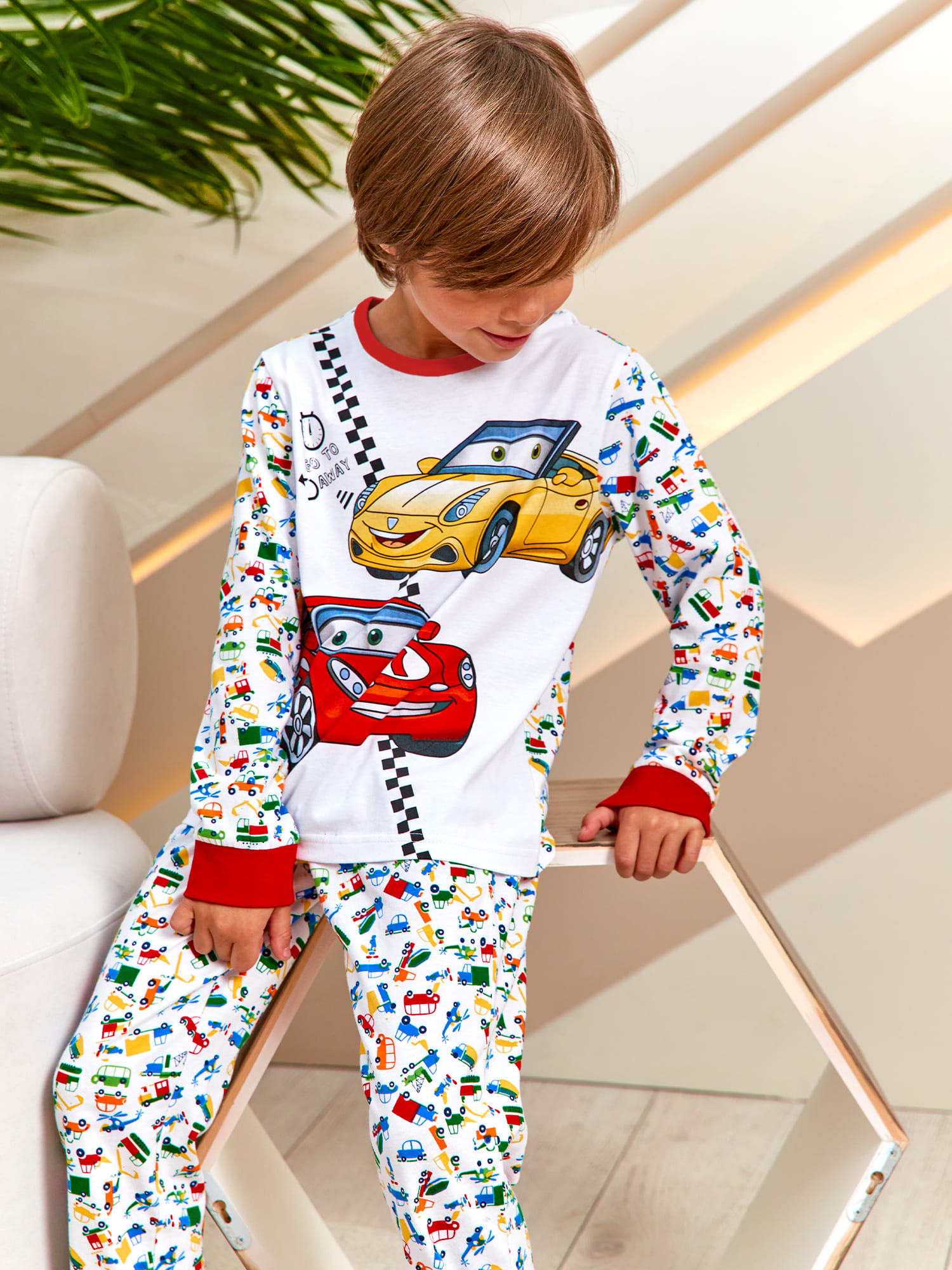 Пижама Juno Машинки 1