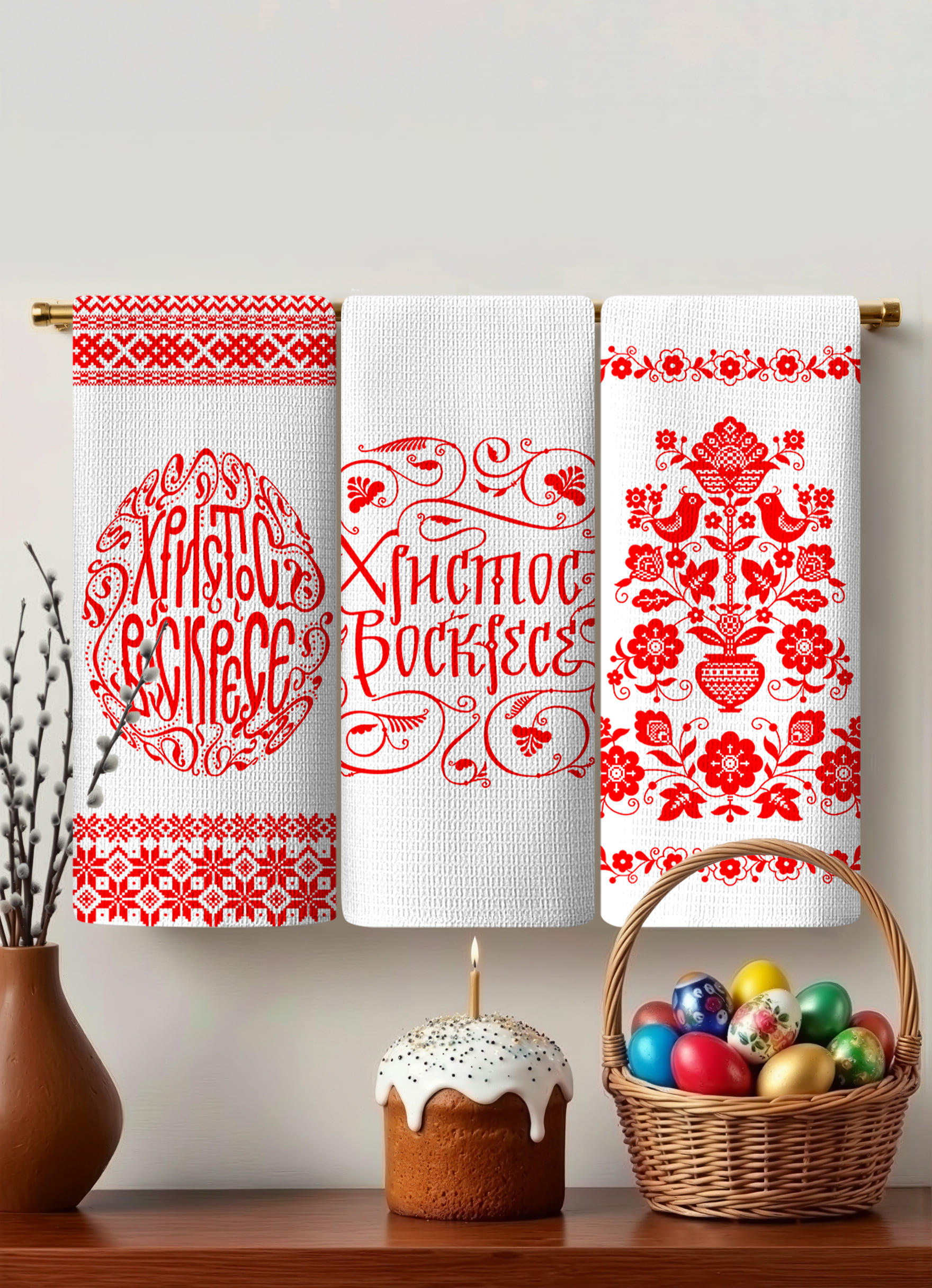 Комплект полотенец Унисон Красная Пасха 0