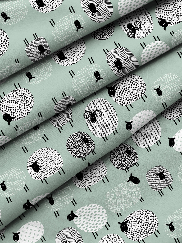 Комплект подушек на стул с тафтингом "Black Sheep", Унисон 2