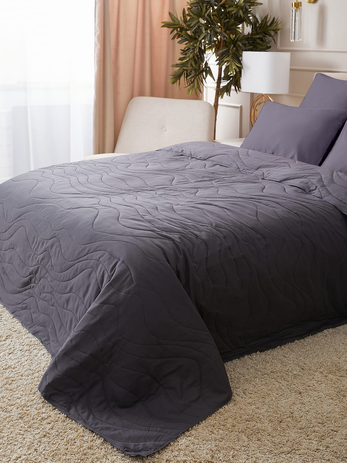 Покрывало Унисон Графит 0