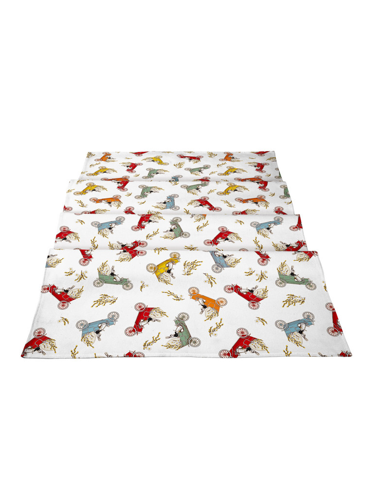 Скатерть-дорожка "Зайцы", Mia Cara 1