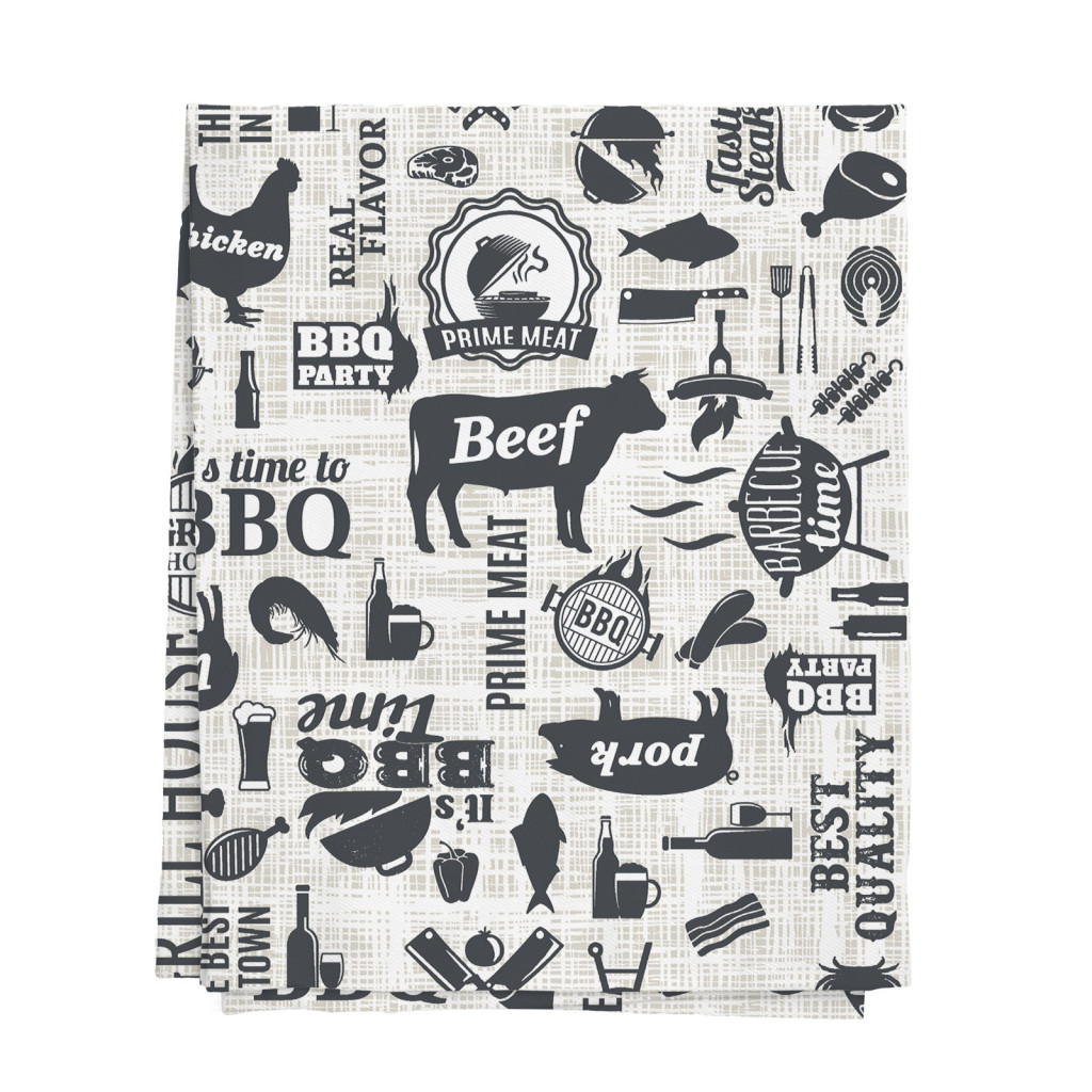 Скатерть рогожка "BBQ", Унисон 2