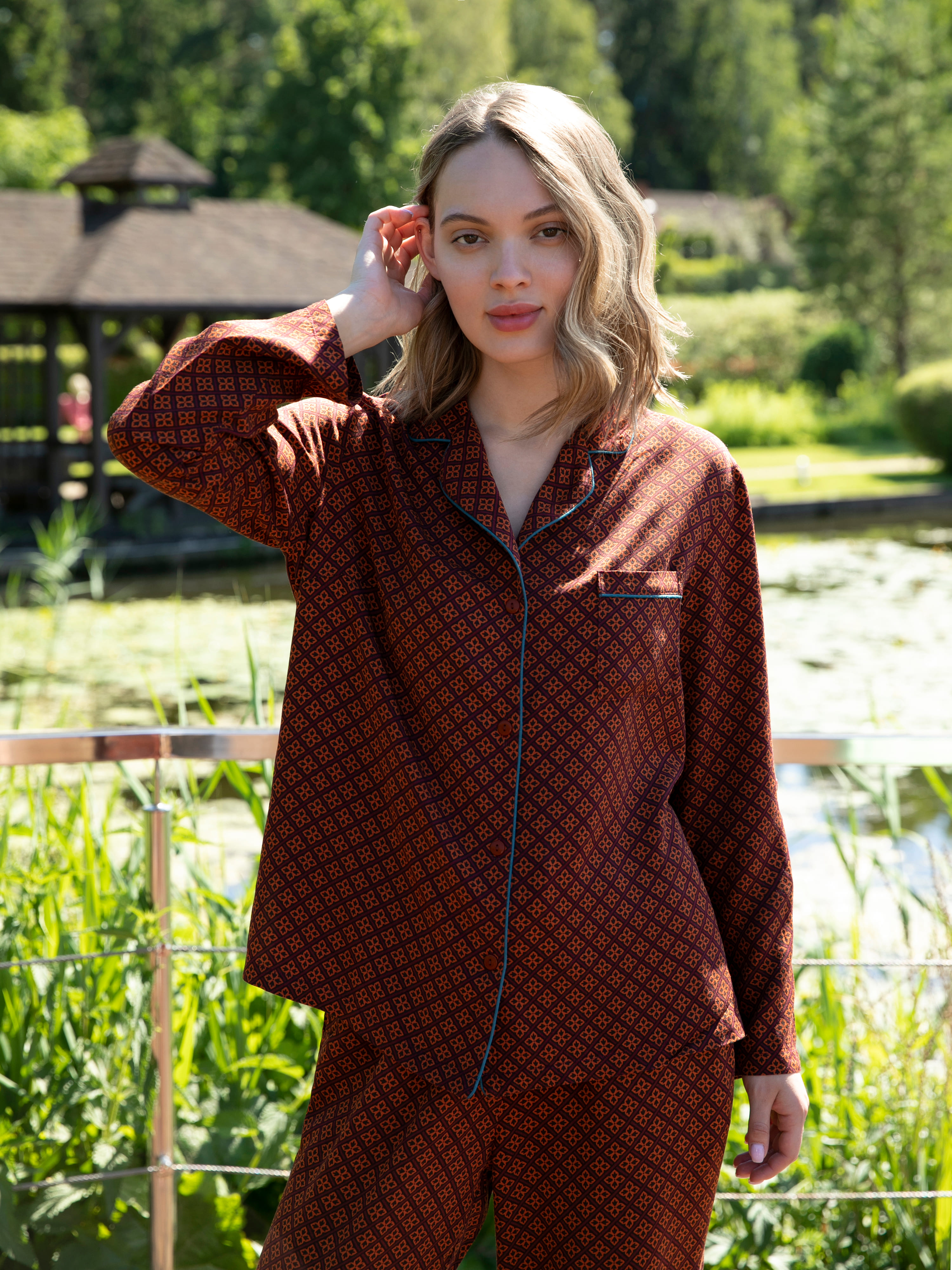 Пижама Chocolate Souffle, шоколад, Mia Cara 2