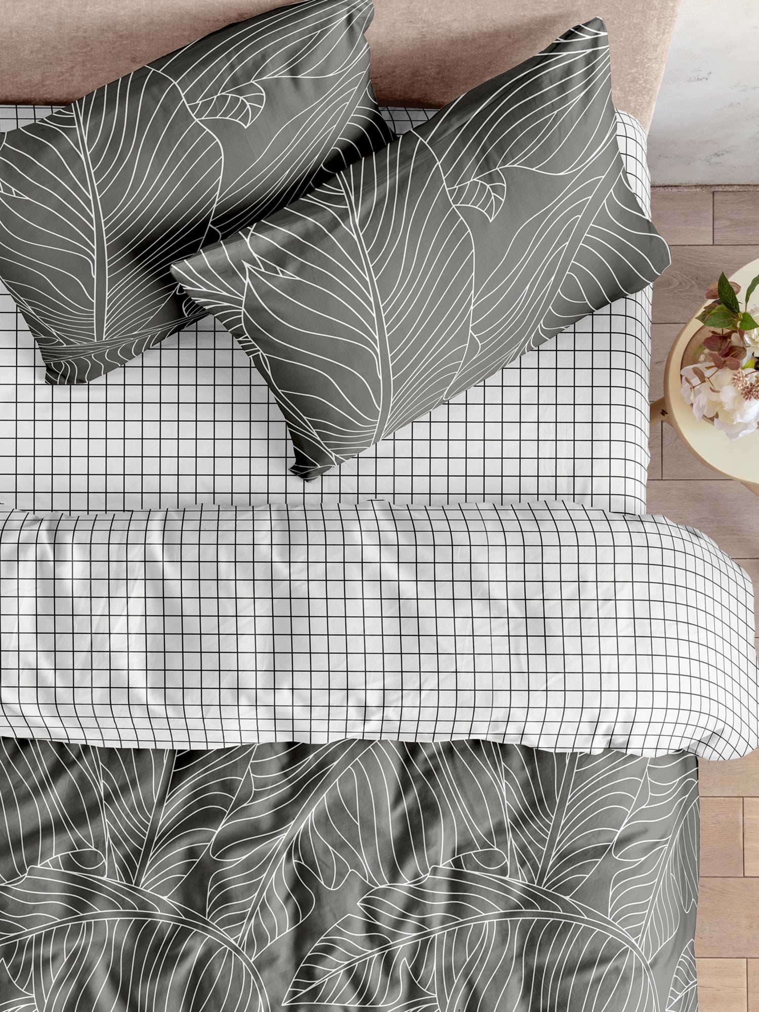 Постельное бельё Унисон Palm leaves 1