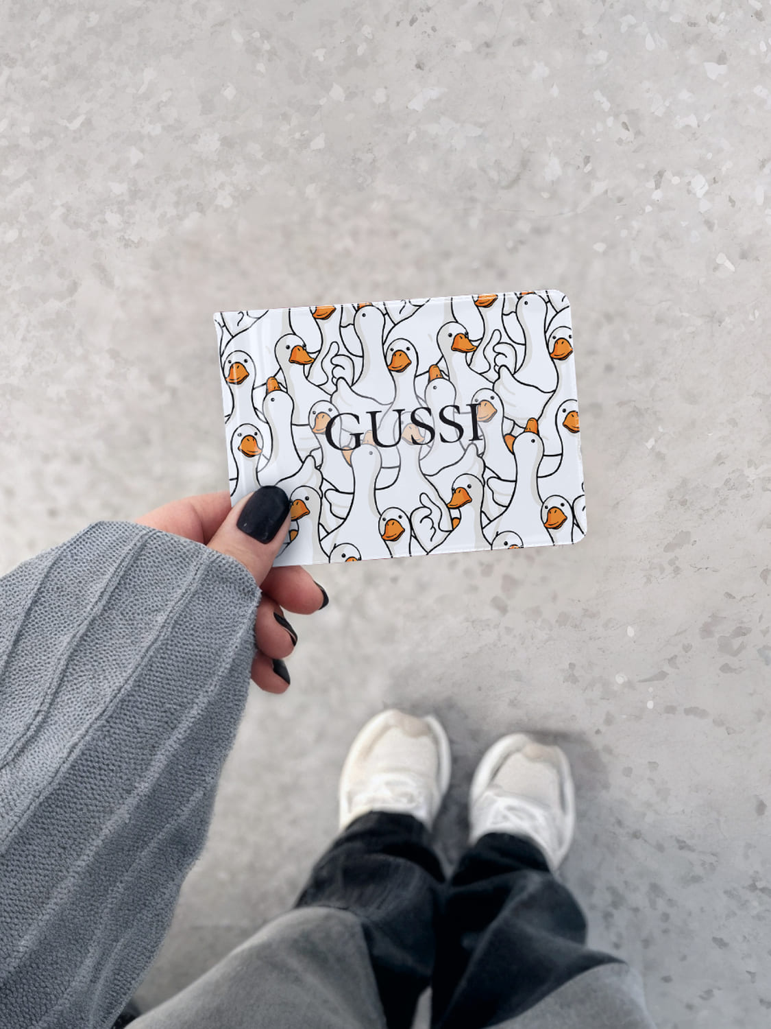 Обложка для студенческого билета Crazy Getup Гусь-обнимусь 1