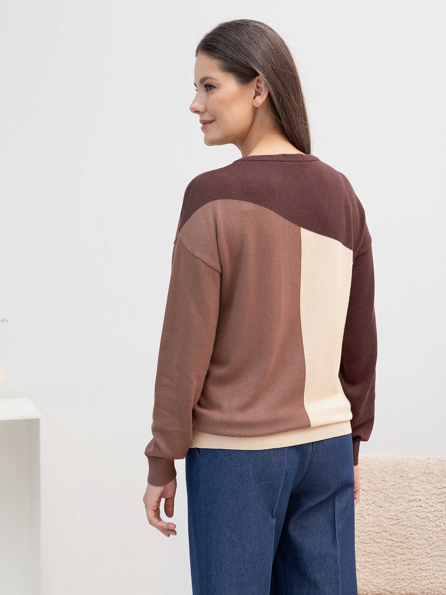 Джемпер "Diamond Shine", шоколадный, BeGood 2