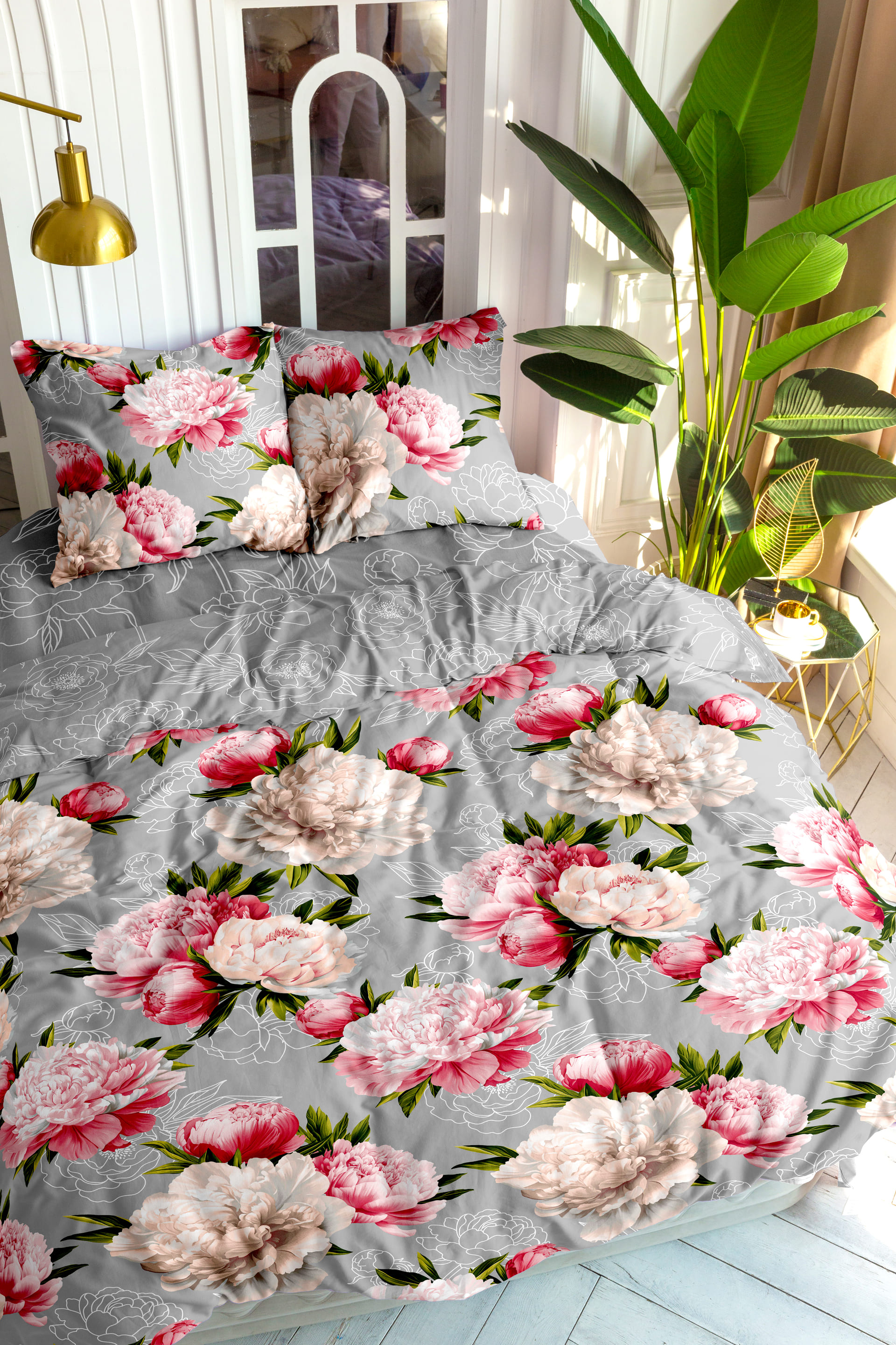 Постельное бельё Унисон Прикосновение пиона 0