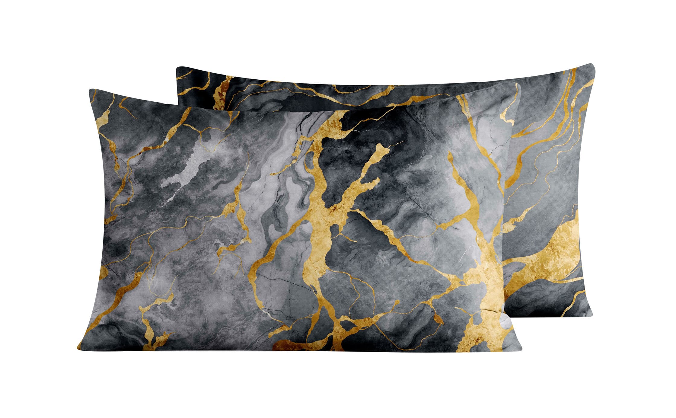 Комплект наволочек Унисон Серый мрамор 1