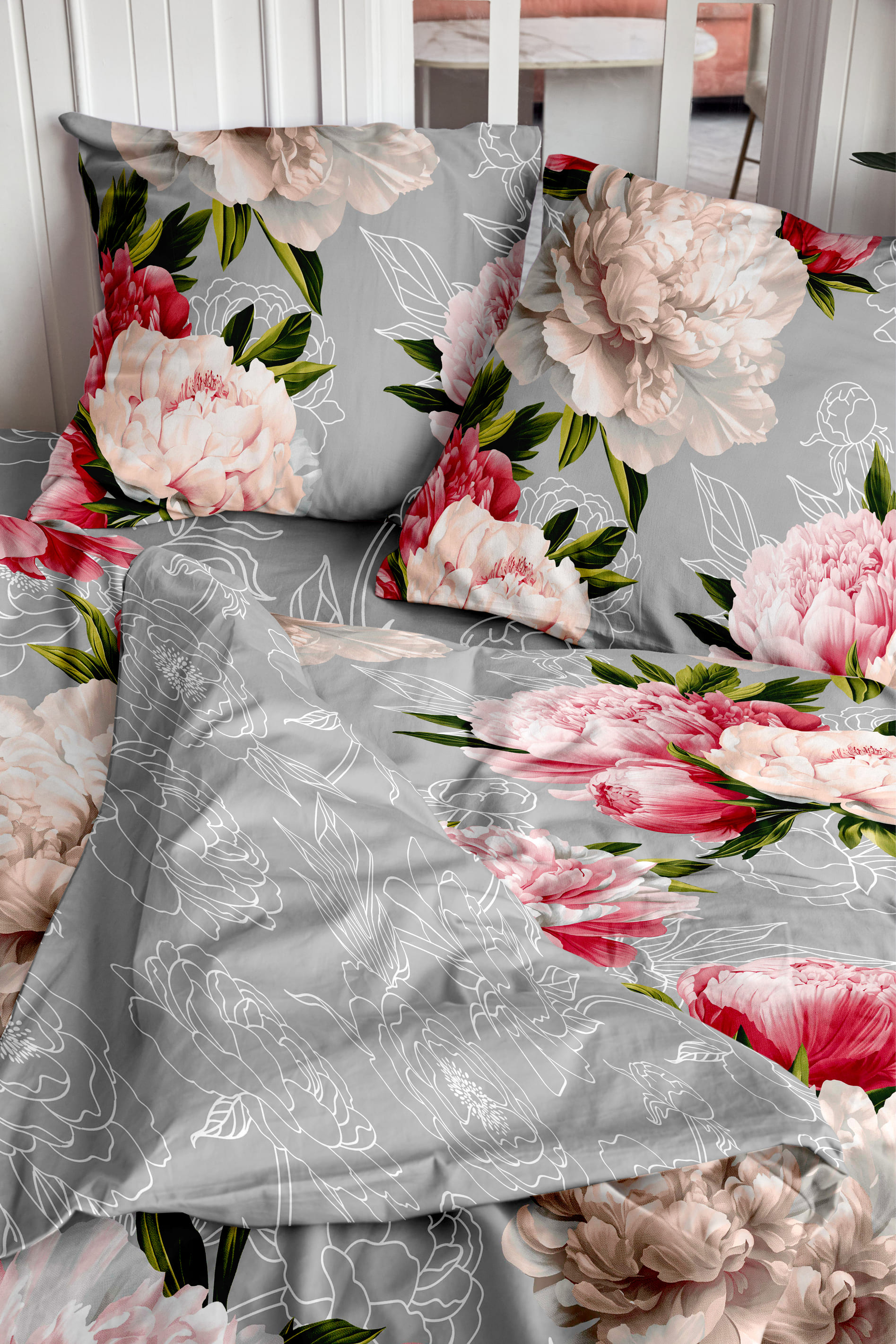 Постельное бельё Унисон Прикосновение пиона 2