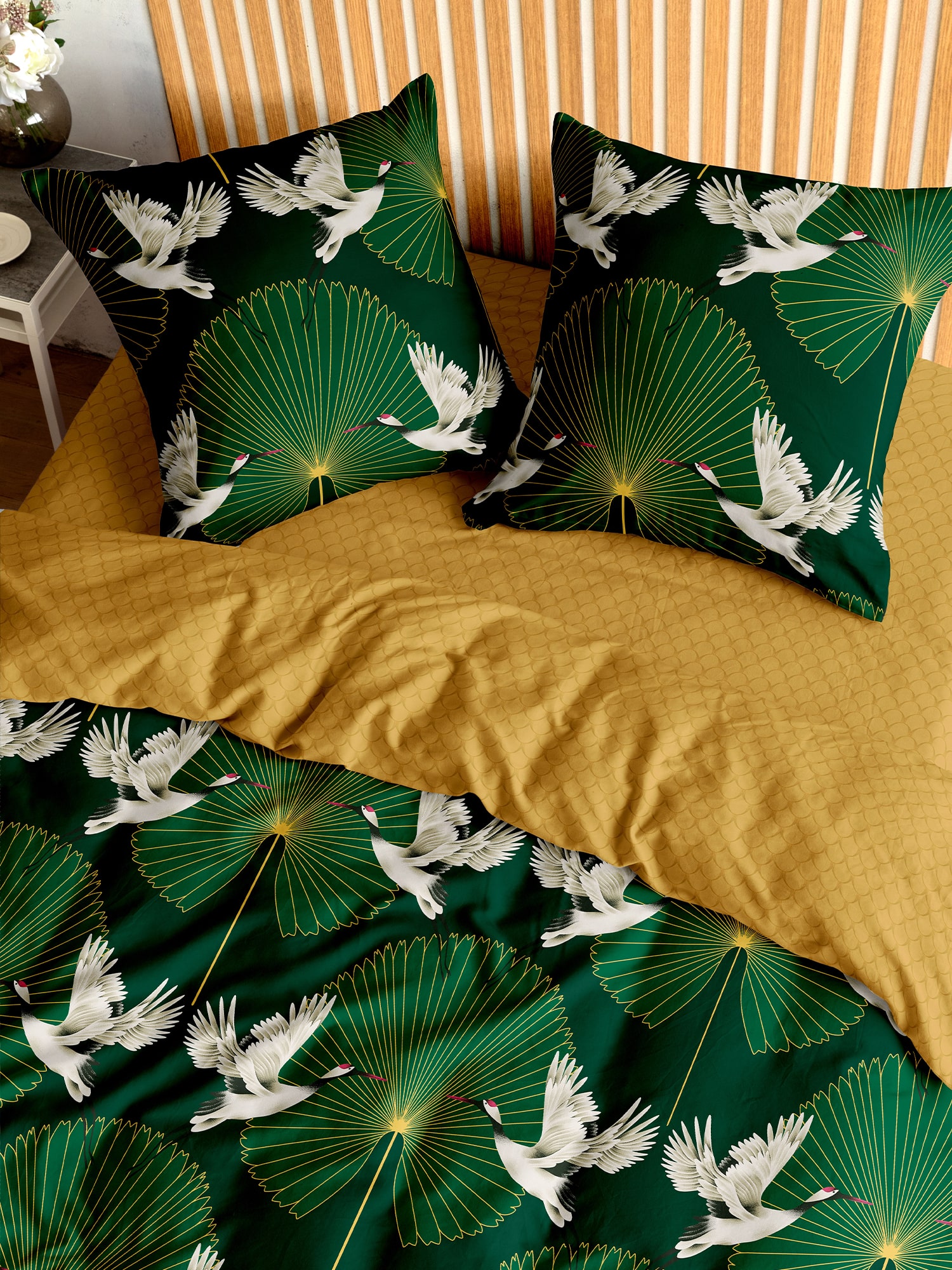 Постельное бельё Унисон Сranes 1