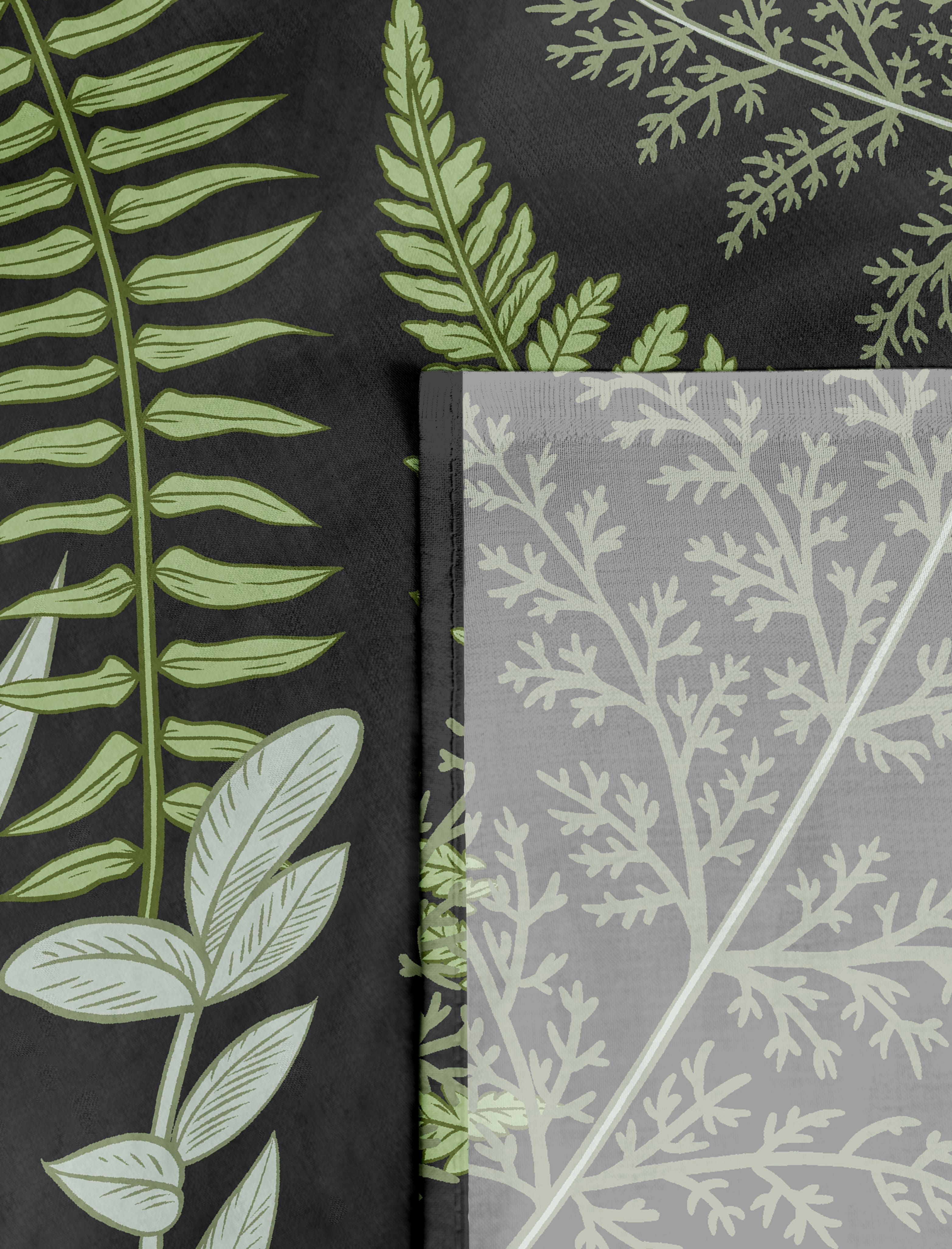 Простыня Унисон Ночной папоротник 2