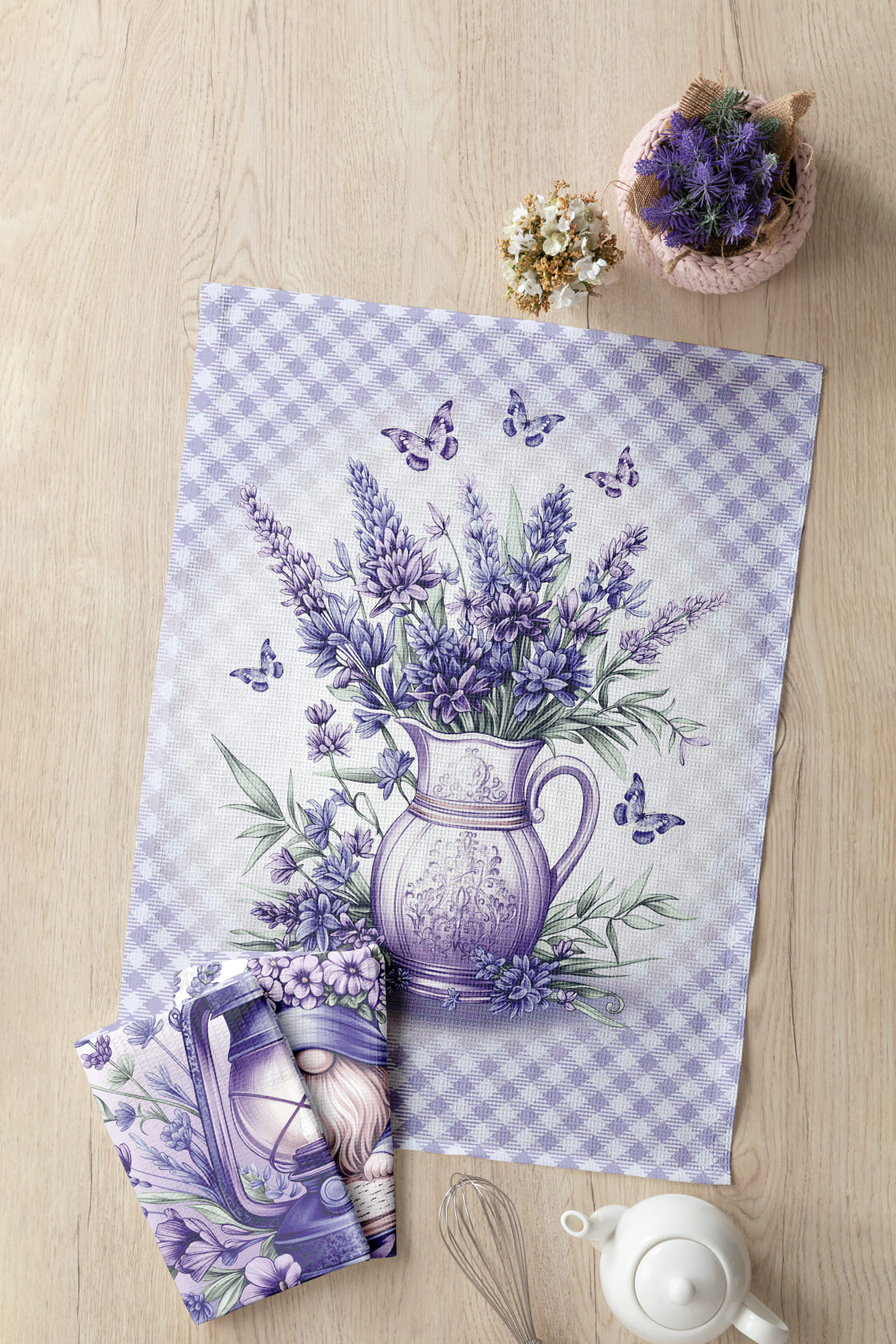 Комплект полотенец Mia Cara Лавандовый гном 5