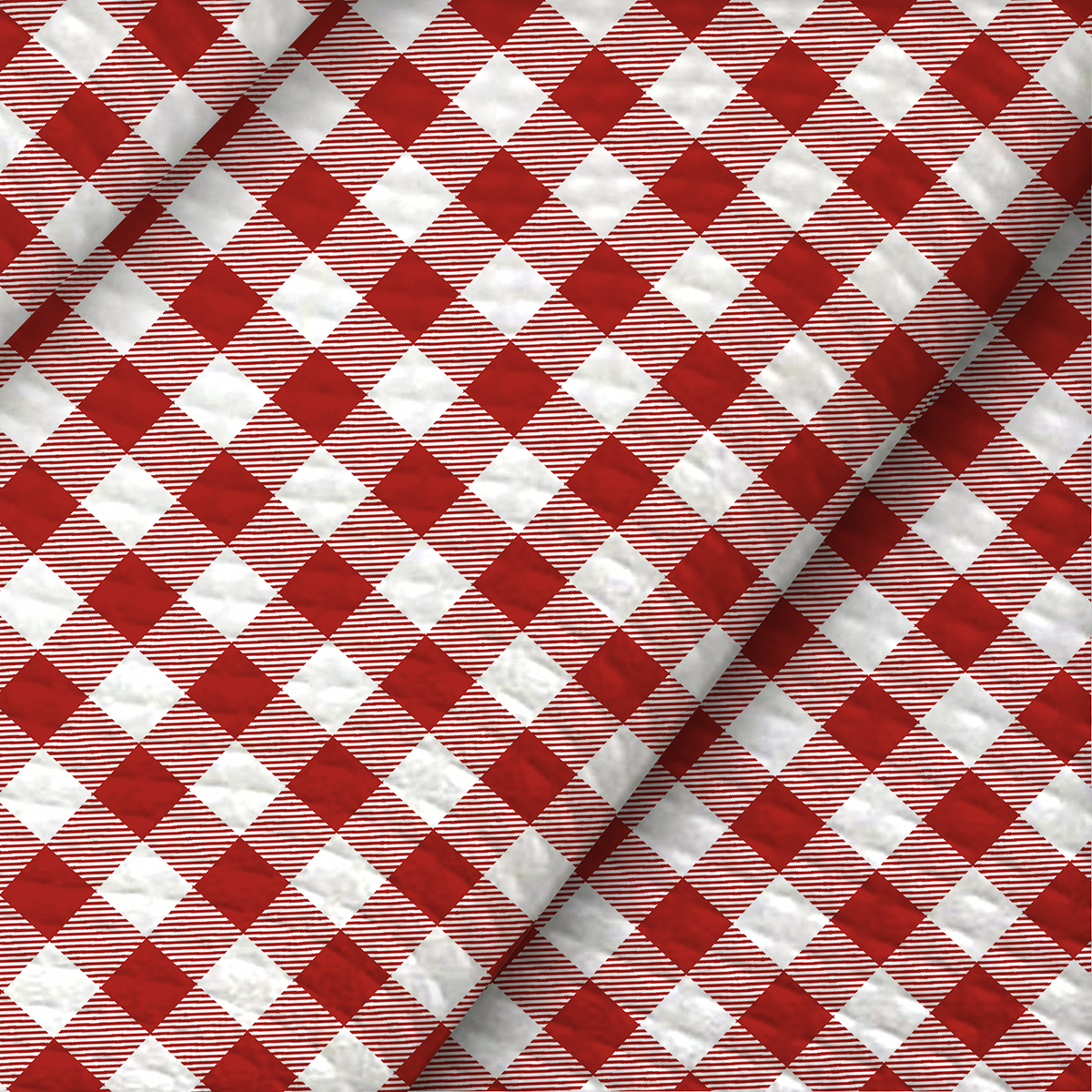 Комплект полотенец Fine Line Клетка красная 1