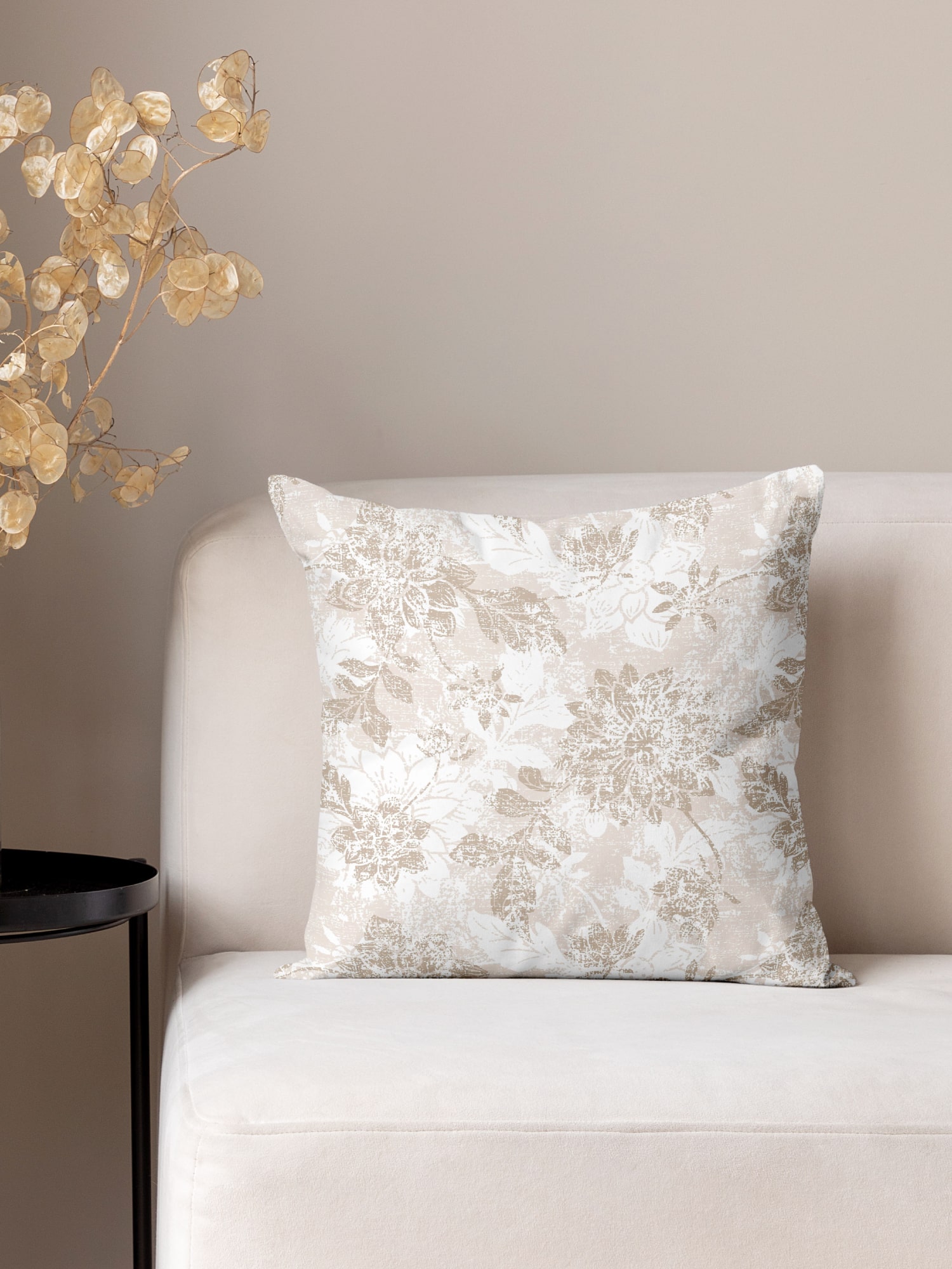 Подушка декоративная Унисон Grey jacquard 0