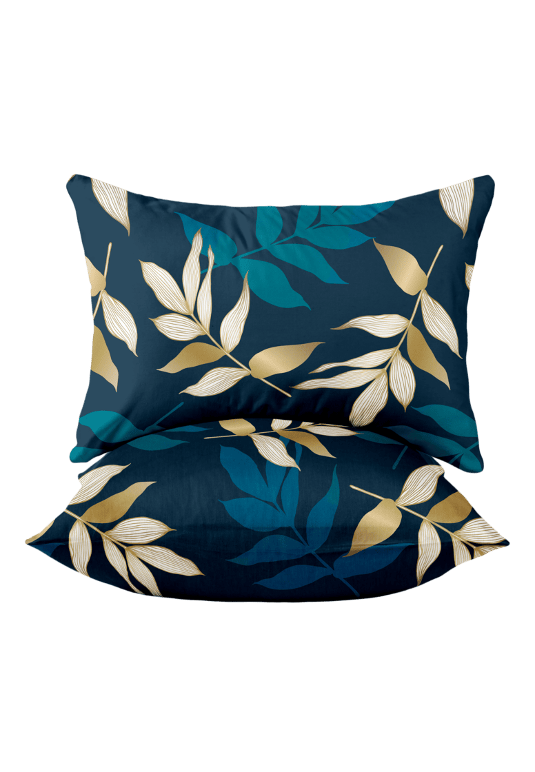 Комплект наволочек Флоранс Золотые листья 1