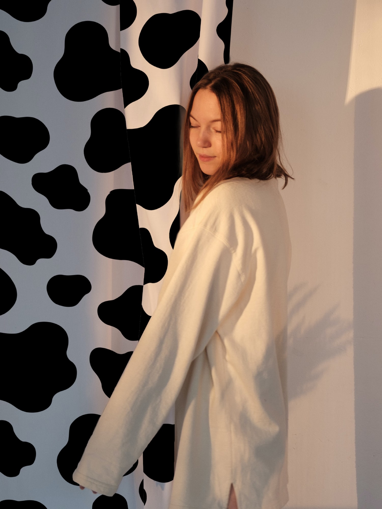 Штора Crazy Getup Cow 7