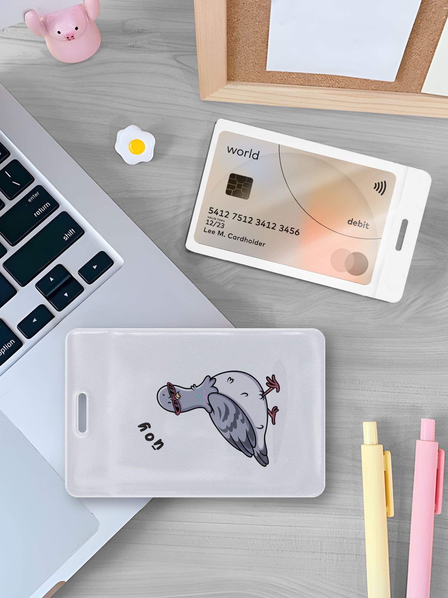 Чехол для карт Crazy Getup Голубь  2