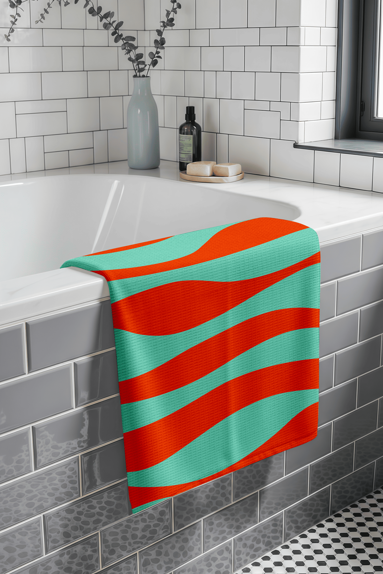 Полотенце Унисон Цветные волны 1