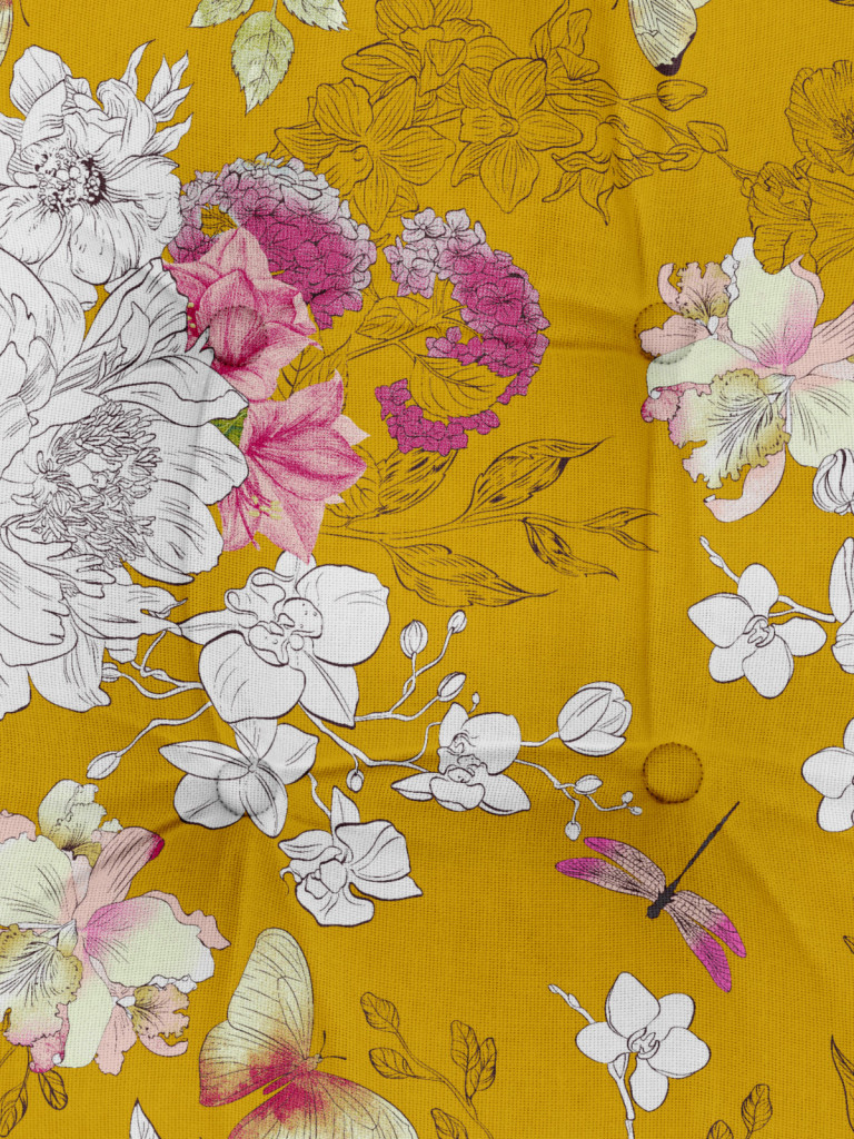 Комплект подушек на стул с тафтингом "Arancia di Capri", Унисон 1