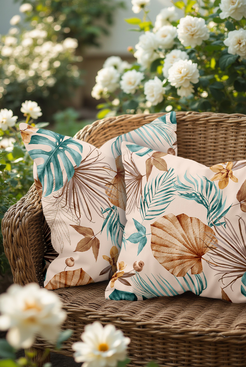 Наволочки декоративные Mia Cara Тропическая пальма 0