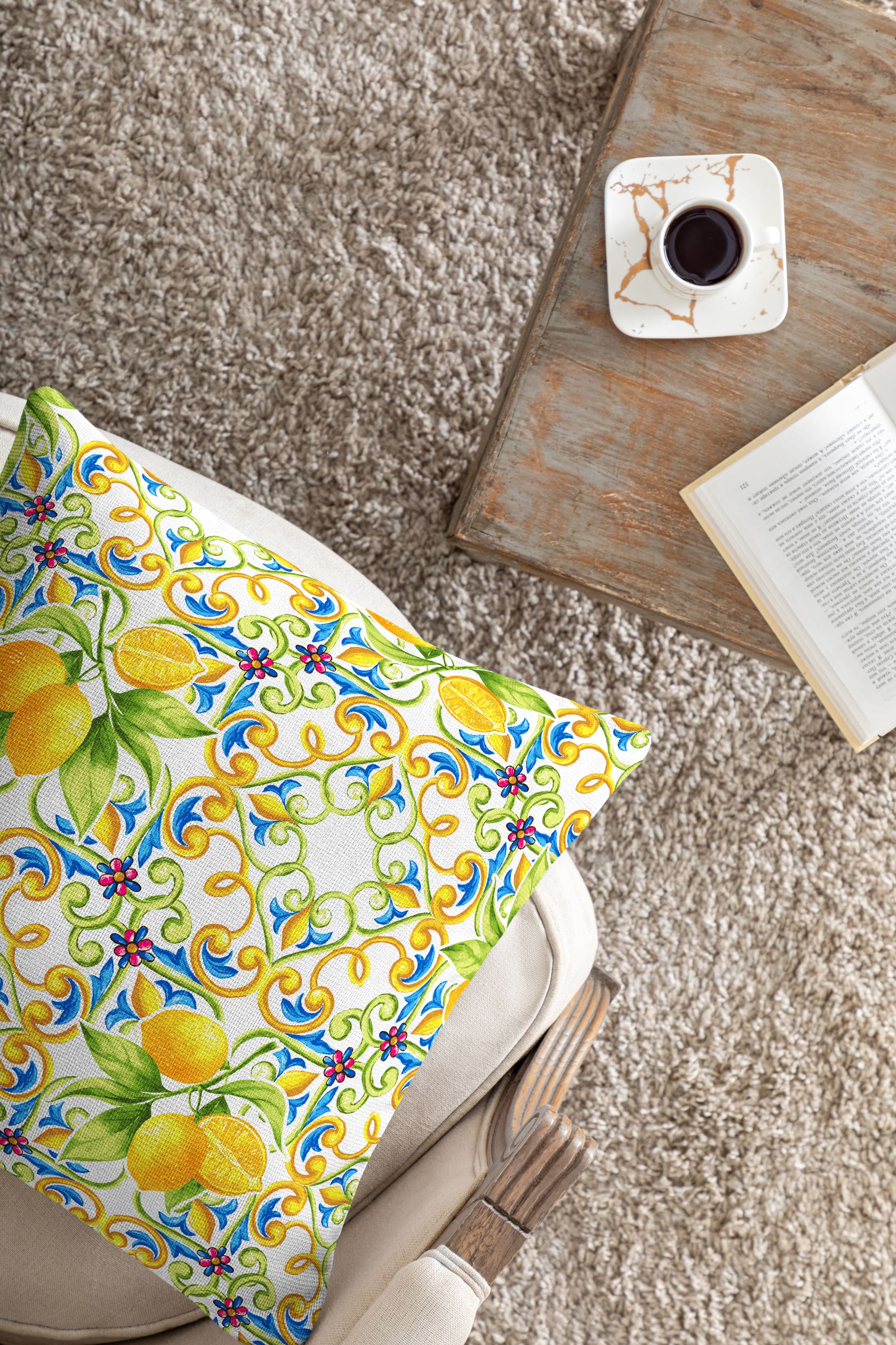 Подушка декоративная Mia Cara Лимонад 4