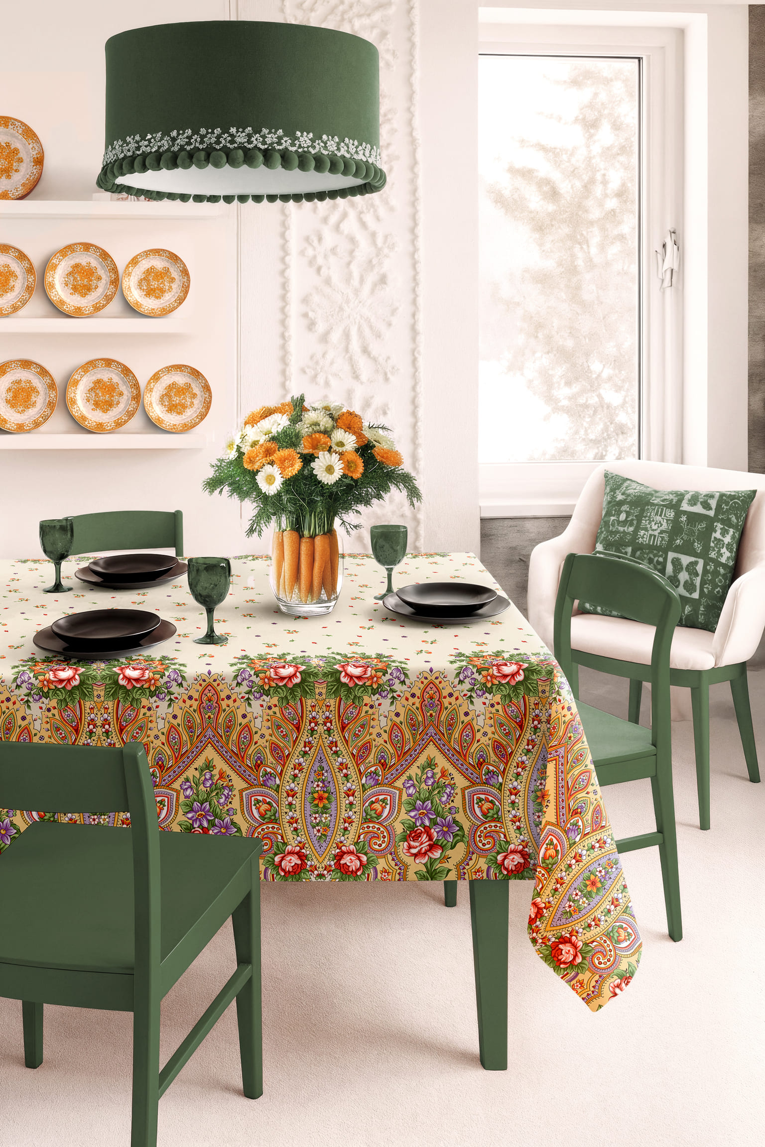 Скатерть Унисон Павлопосадский 2