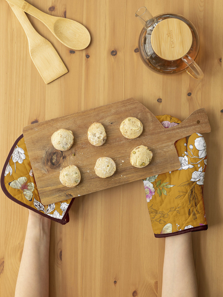 Кухонный комплект (прихватка + прихватка-рукавица) "Arancia di Capri", Унисон 1