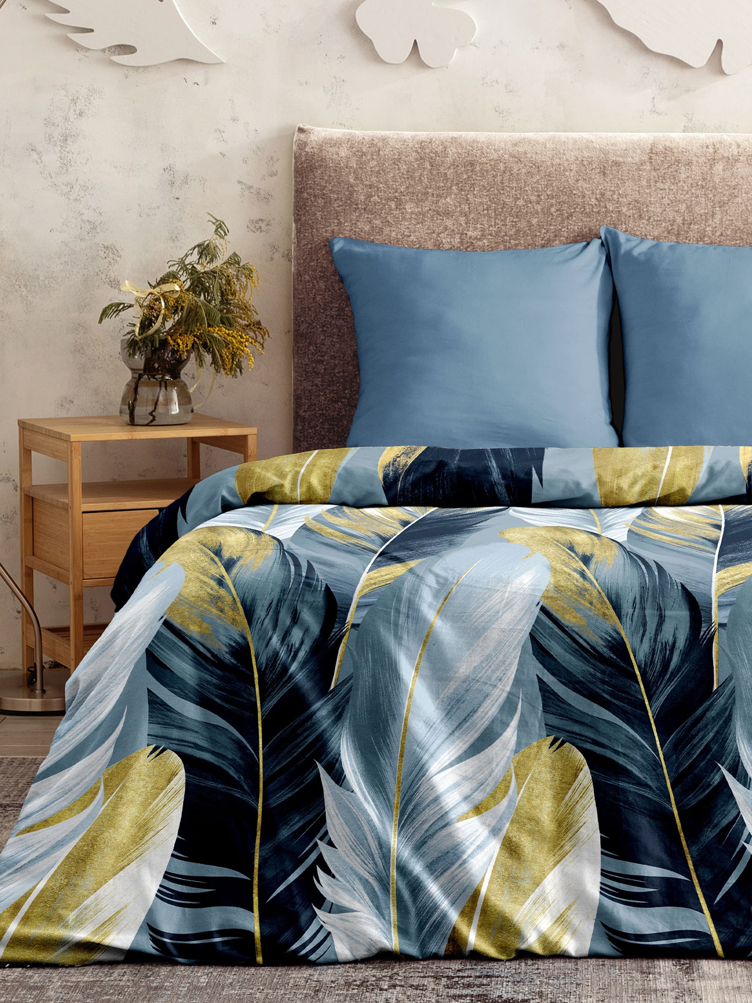 Постельное бельё Унисон Golden feathers 0