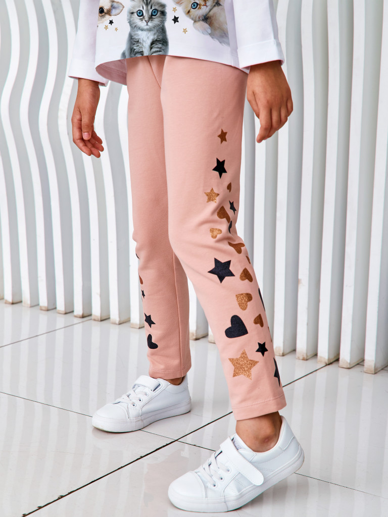 Брюки "FLUFFY FRIENDS", розовый, Juno 1