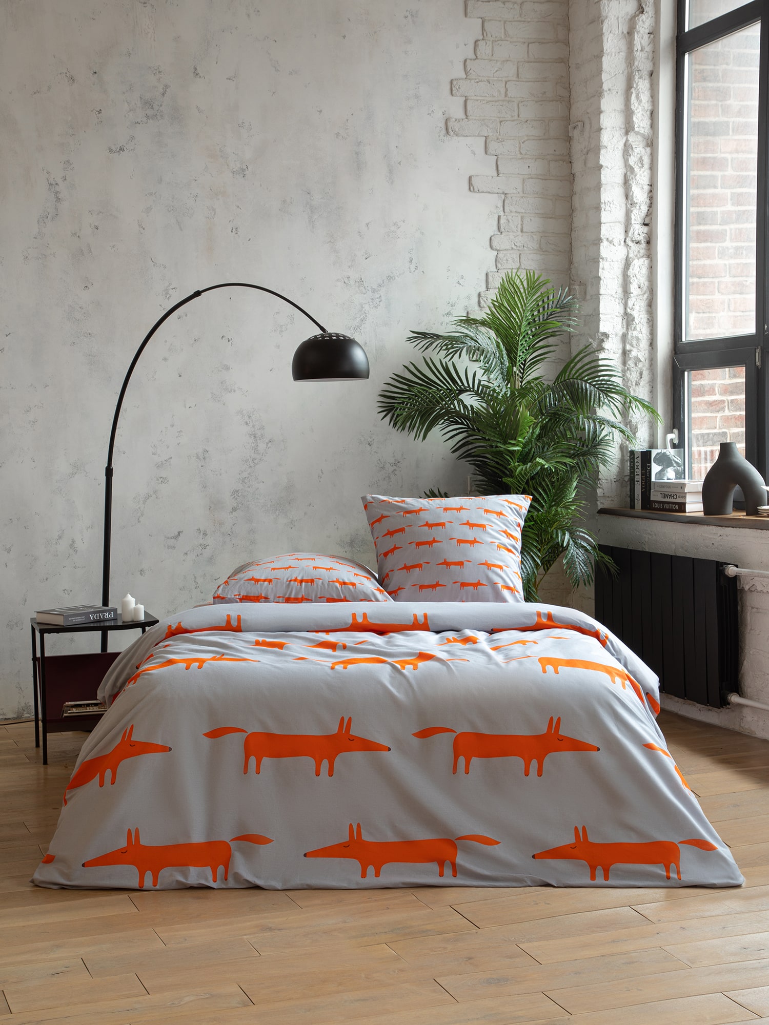 Постельное бельё Унисон Smart Fox Gray 0