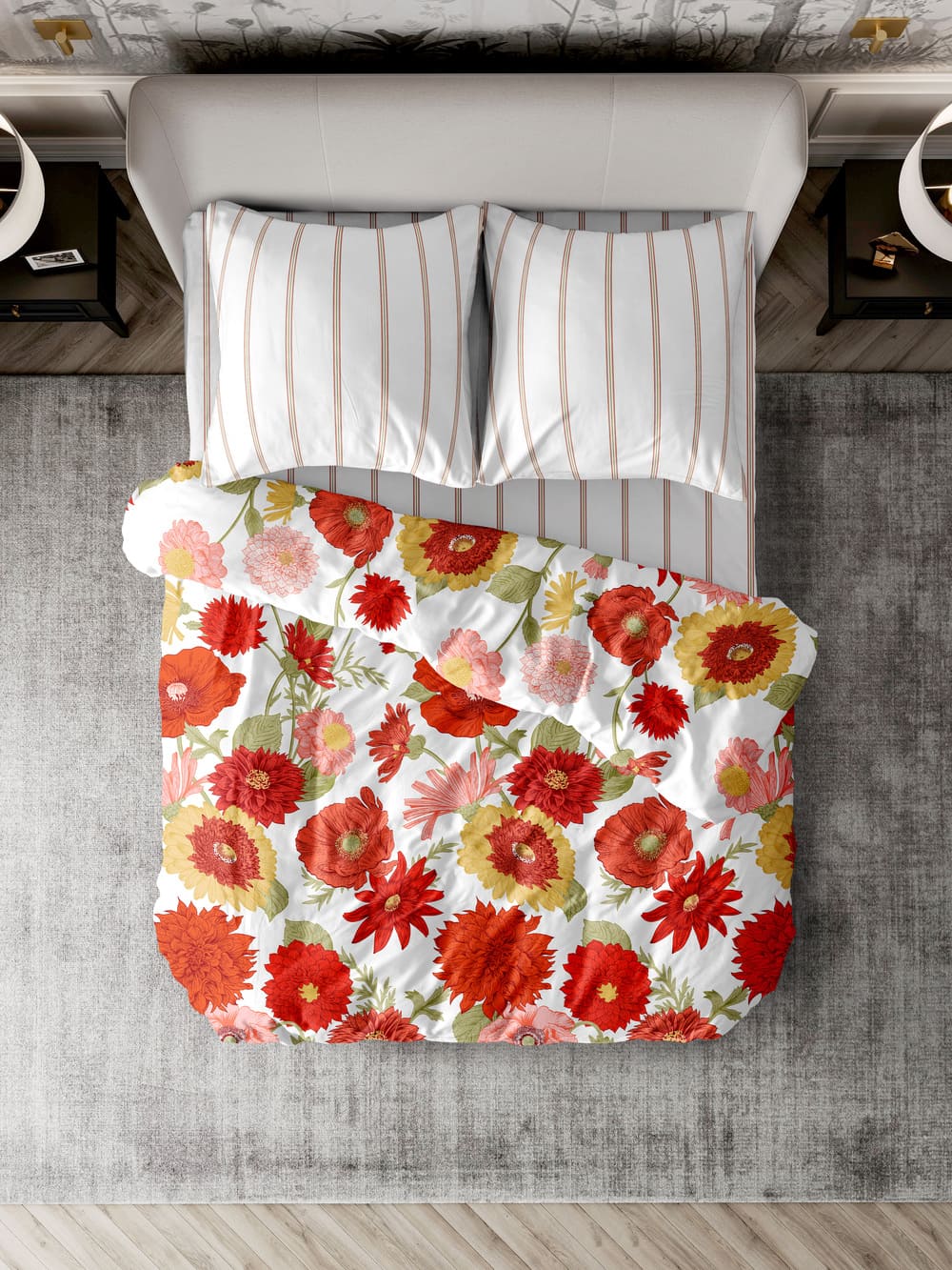 Постельное бельё Mia Cara Яркий сад 0