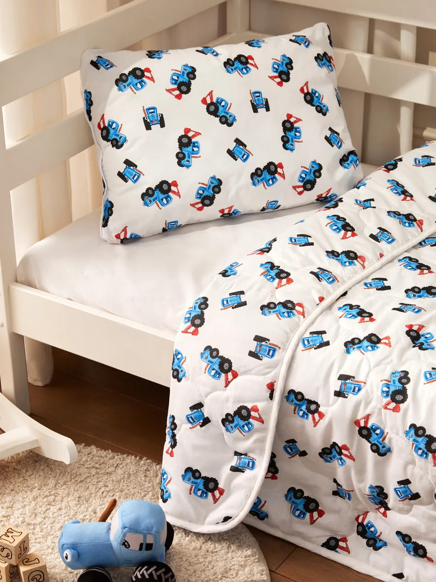 Набор подушка+одеяло Непоседа Синий трактор 1