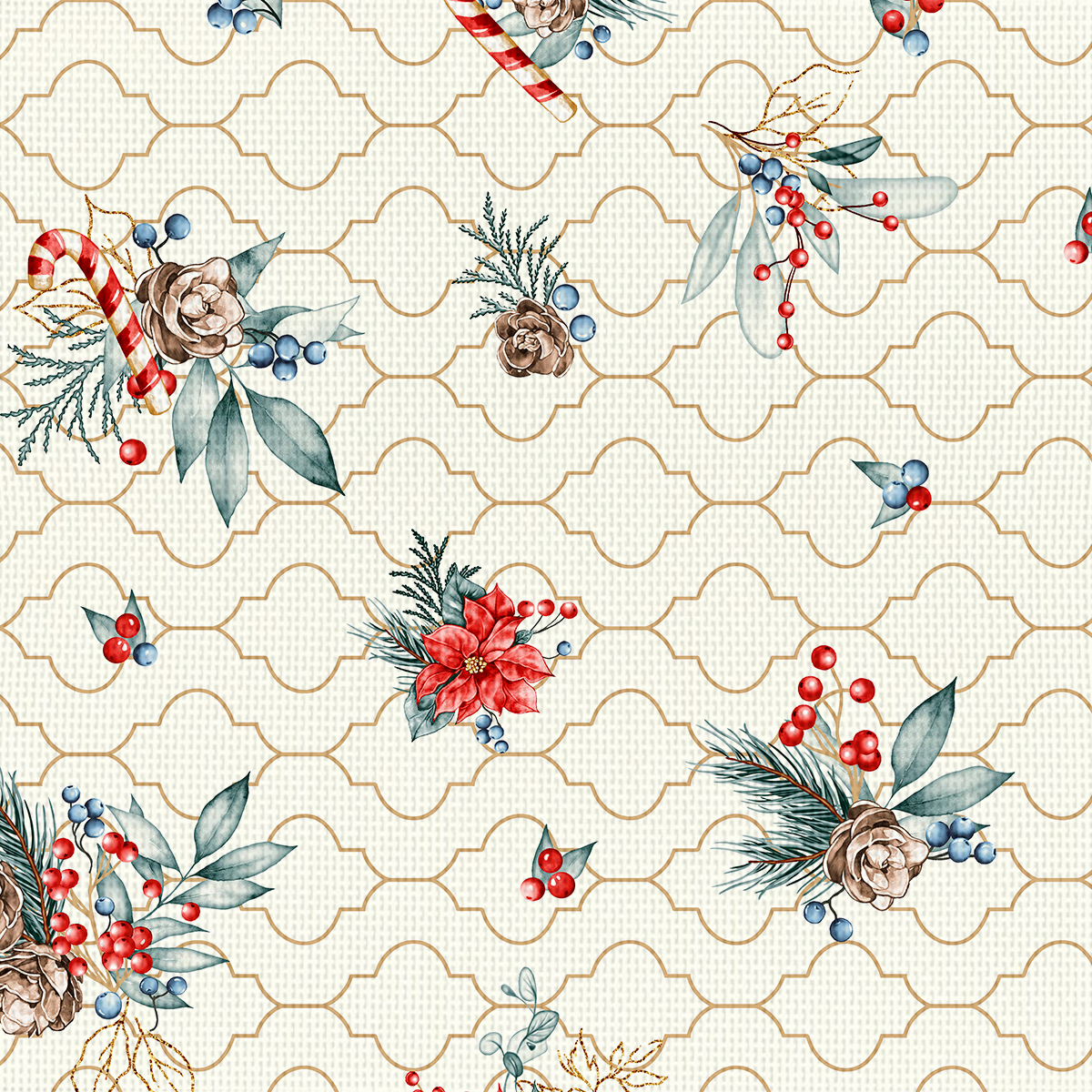 Скатерть Fine Line Рождество 2