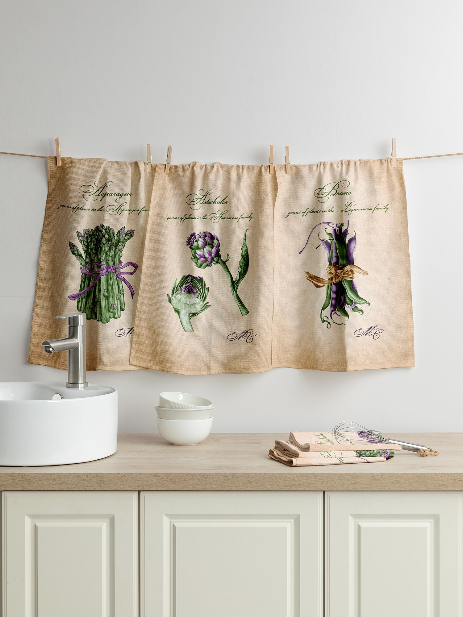 Комплект полотенец Mia Cara Asparagus 1