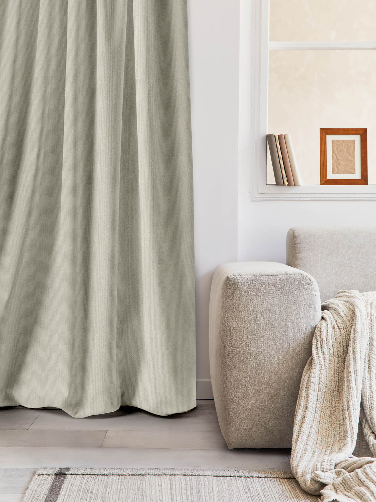 Штора Унисон Basic бежевый 0