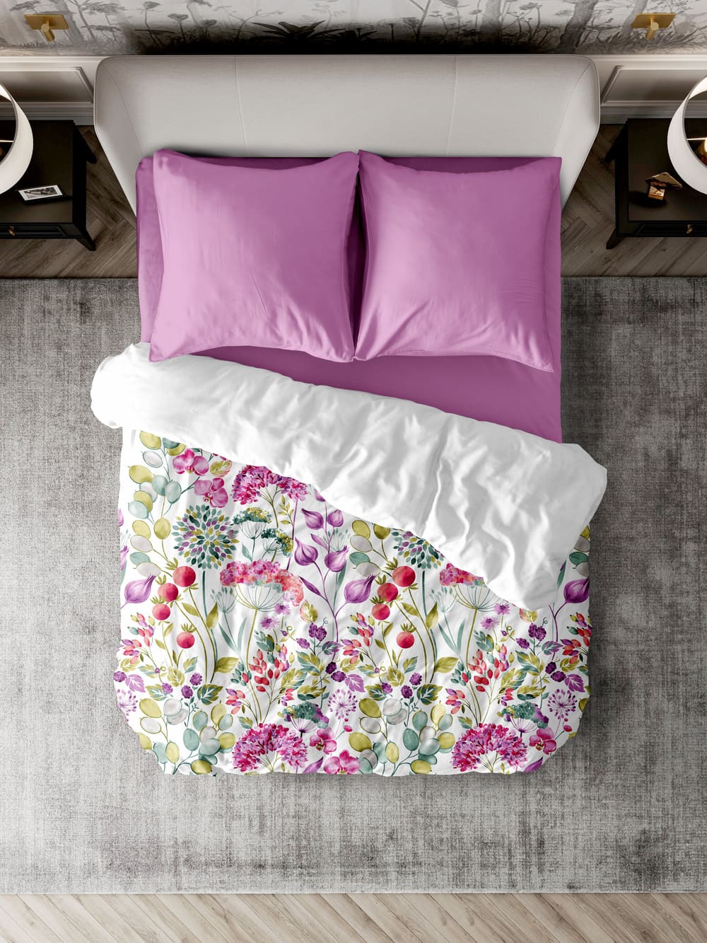 Постельное бельё Mia Cara Цветочный калейдоскоп 0