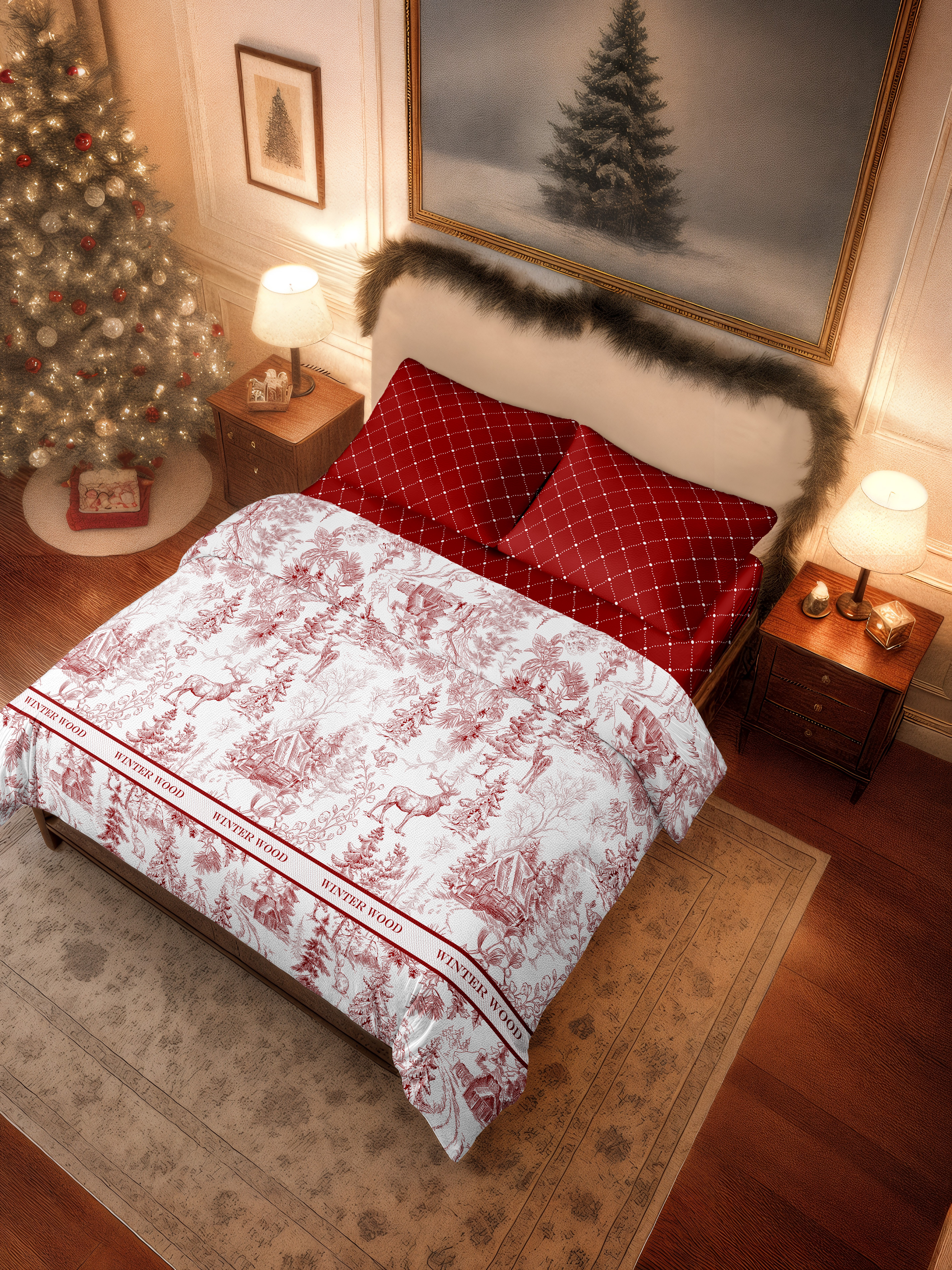 Постельное бельё Mia Cara Winter Wood 1