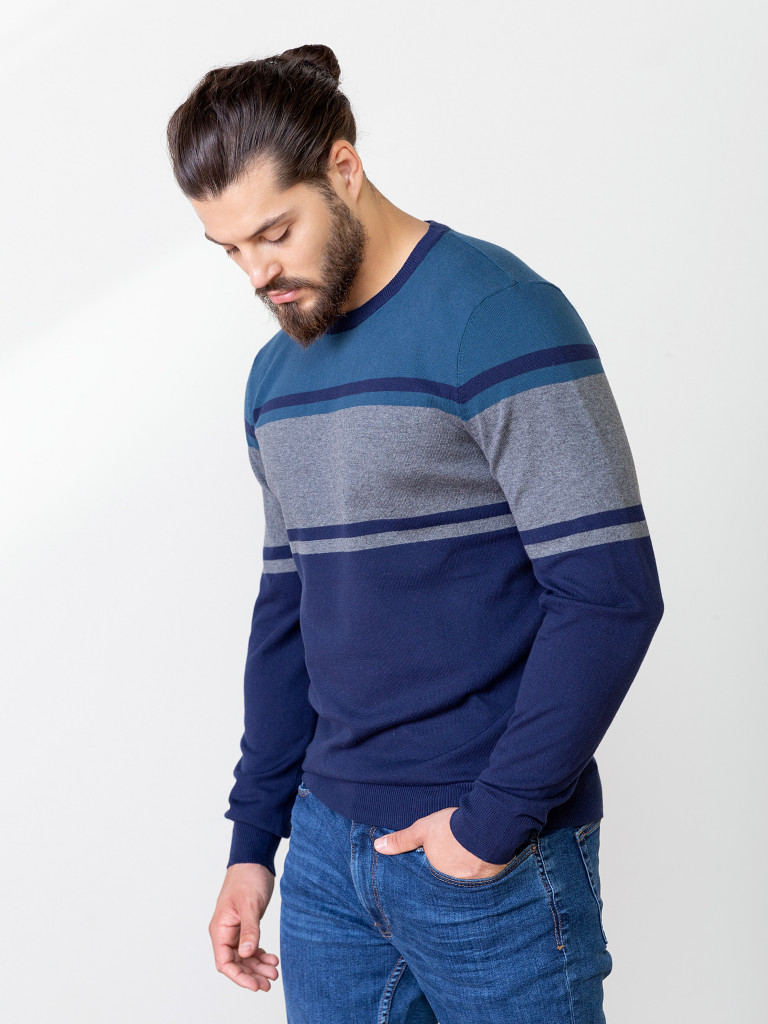 Джемпер, темно-серый меланж, BeGood 5