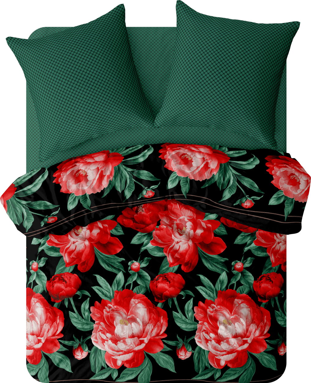 Постельное бельё Флоранс Алые пионы 0