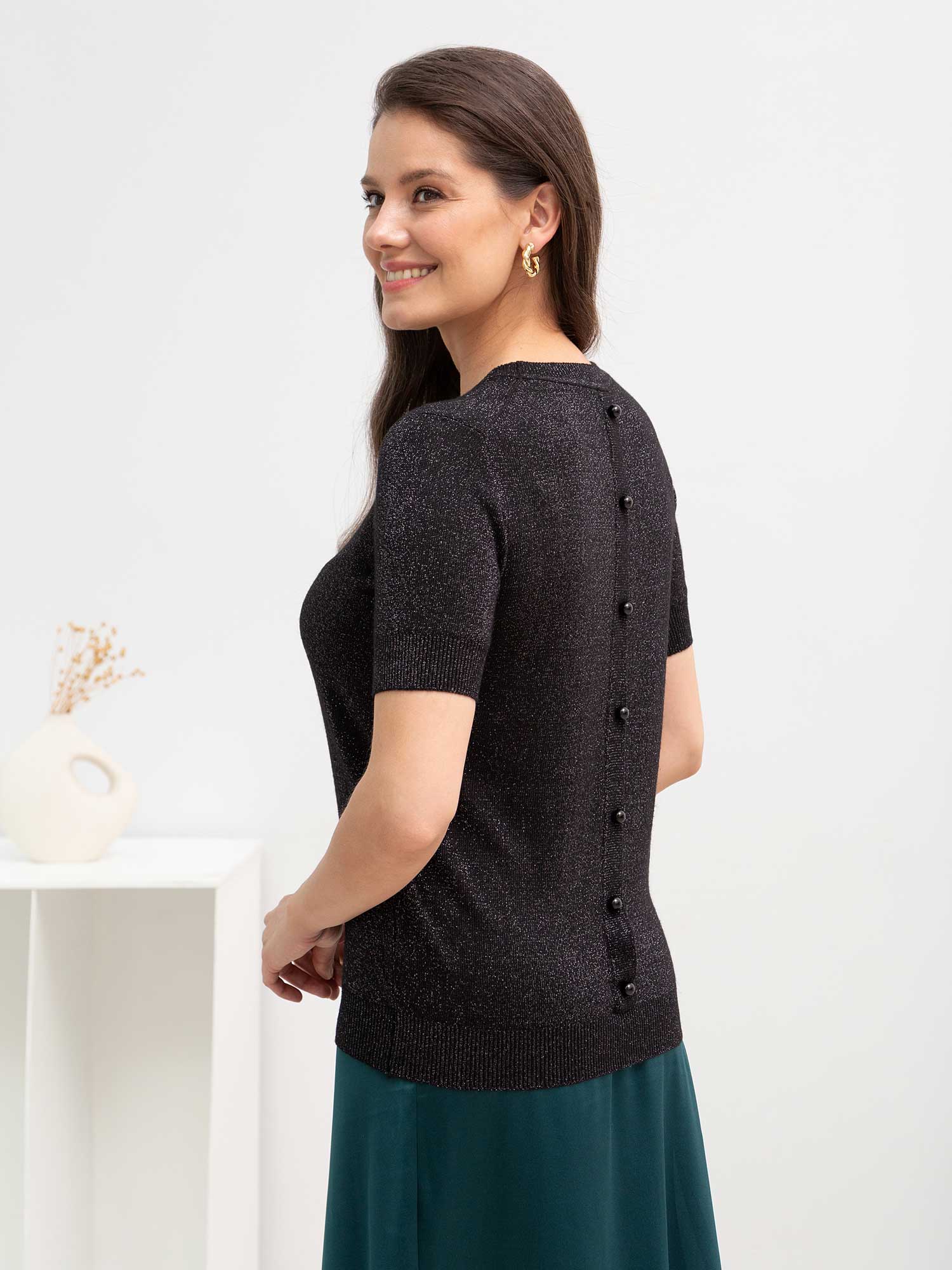 Джемпер "Diamond Shine", черный, BeGood 2