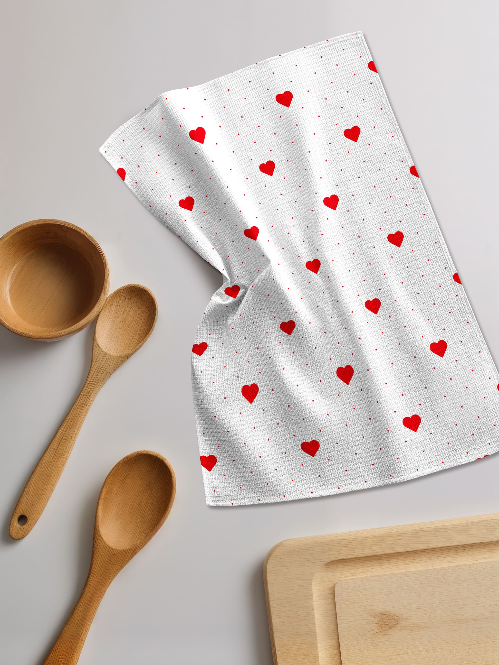 Комплект полотенец Унисон Линии сердца 1